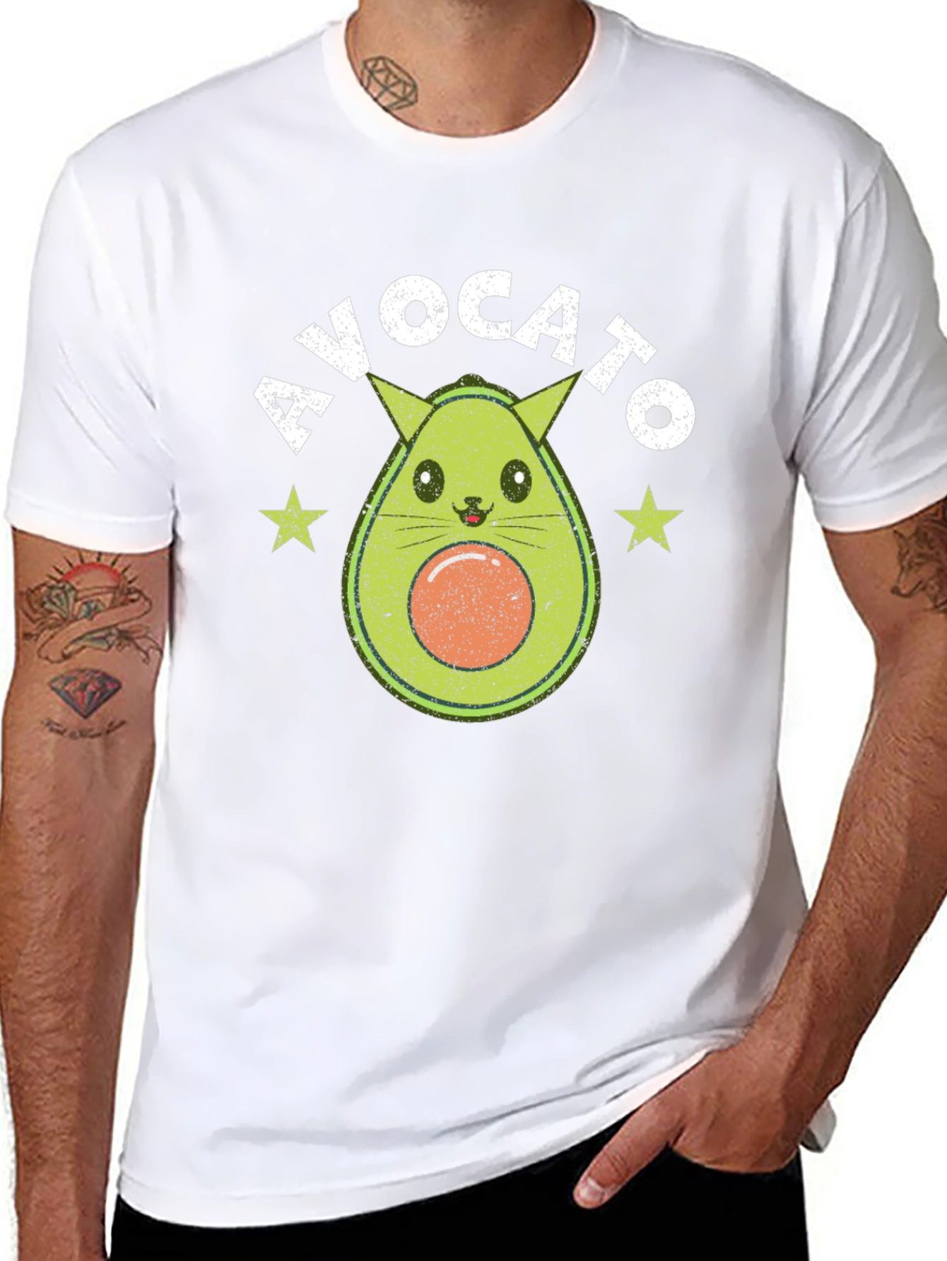 Avocato T-Shirt - Cute Avocado Cat Graphic Tee