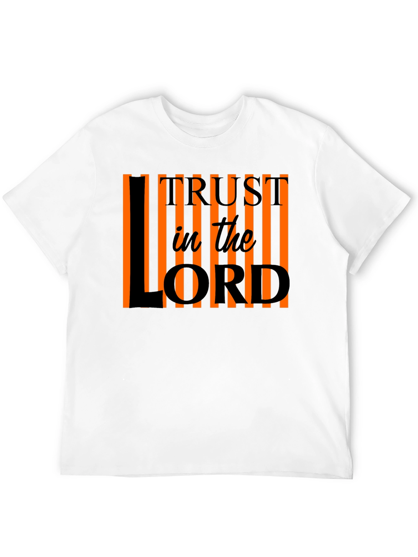 Trust in the Lord Christian T-Shirt - Black