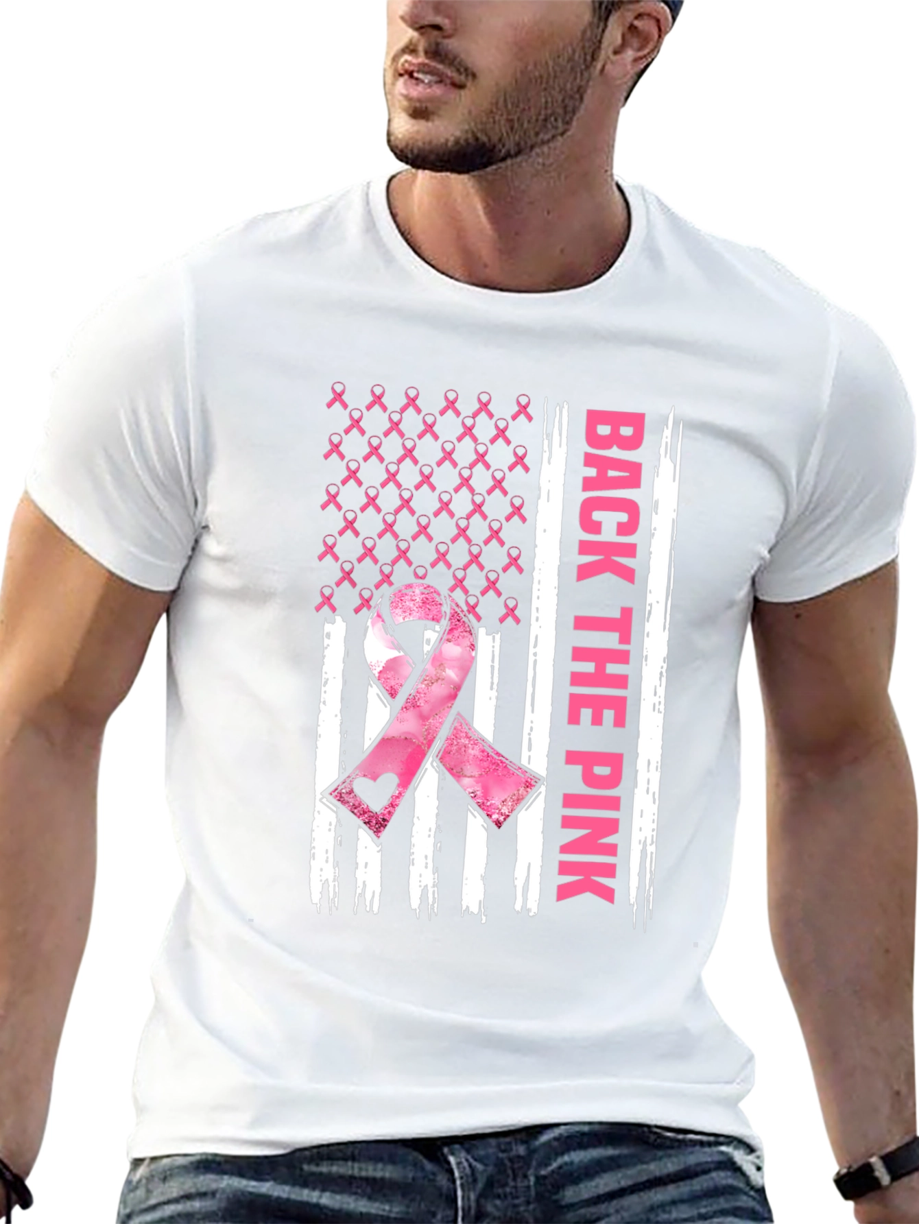 Back The Pink Breast Cancer Awareness T-Shirt