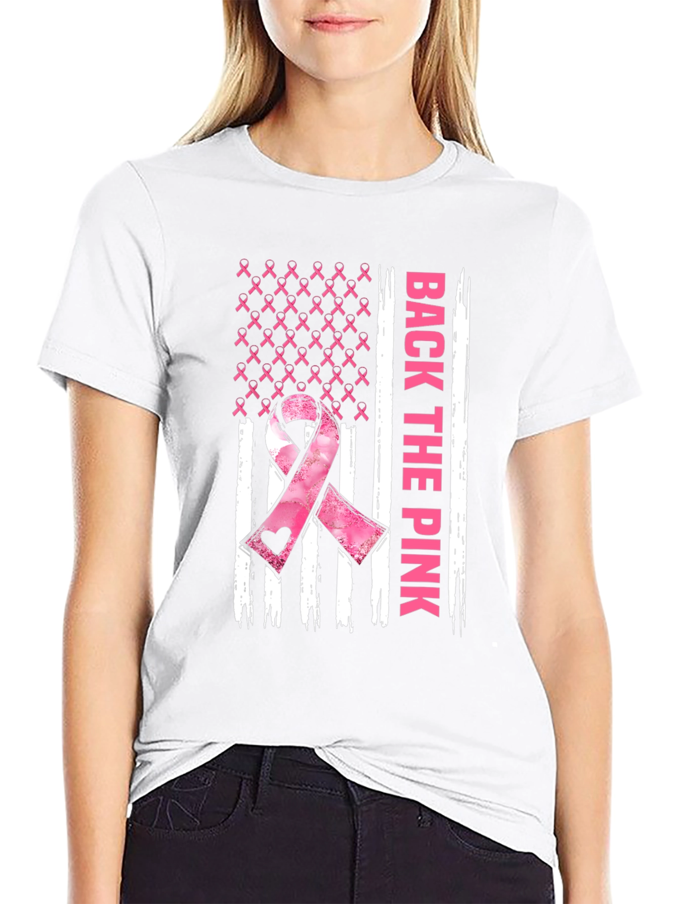 Back The Pink Breast Cancer Awareness T-Shirt