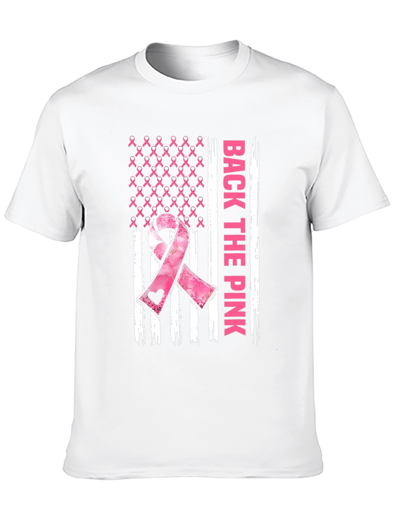 Back The Pink Breast Cancer Awareness T-Shirt