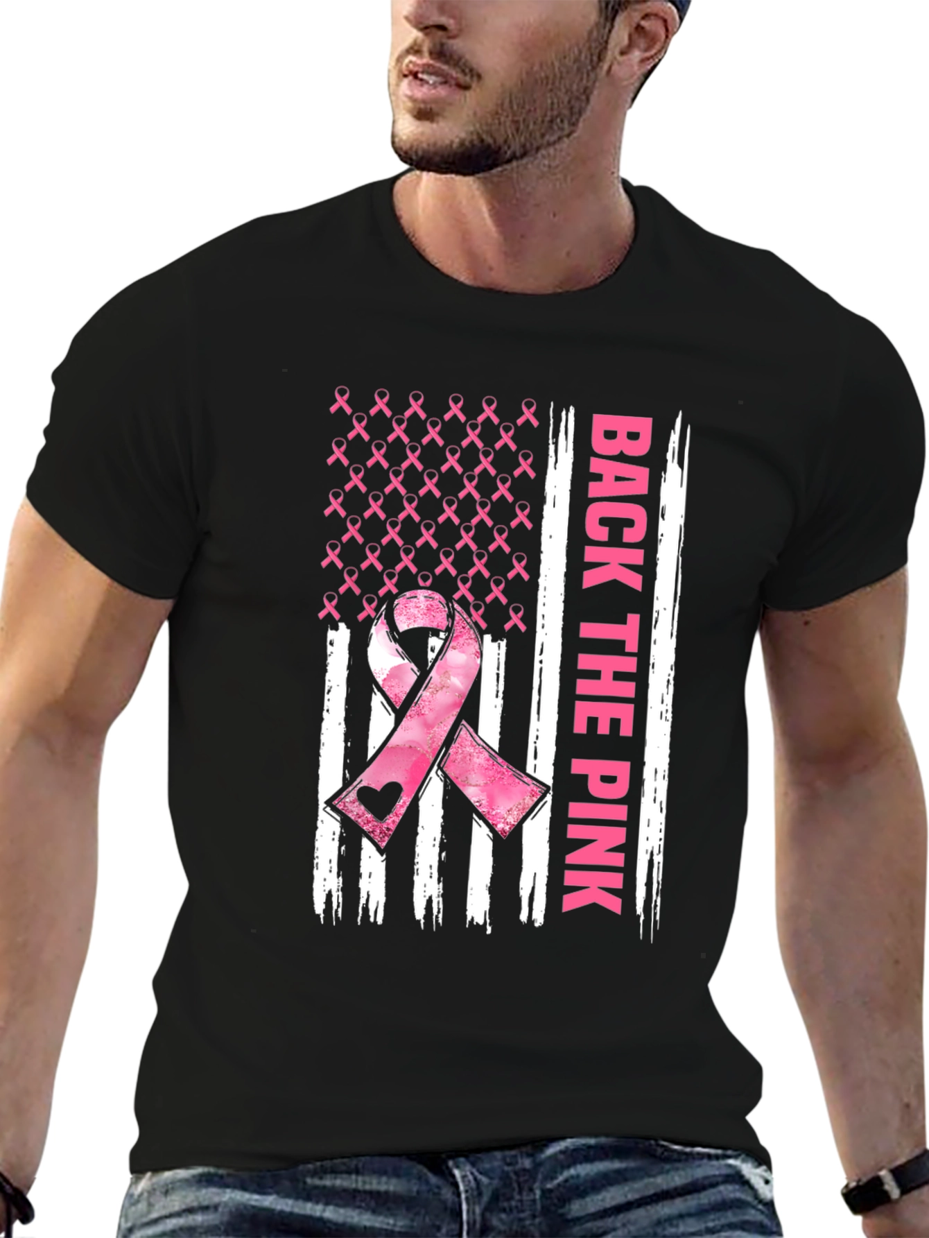 Back The Pink Breast Cancer Awareness T-Shirt