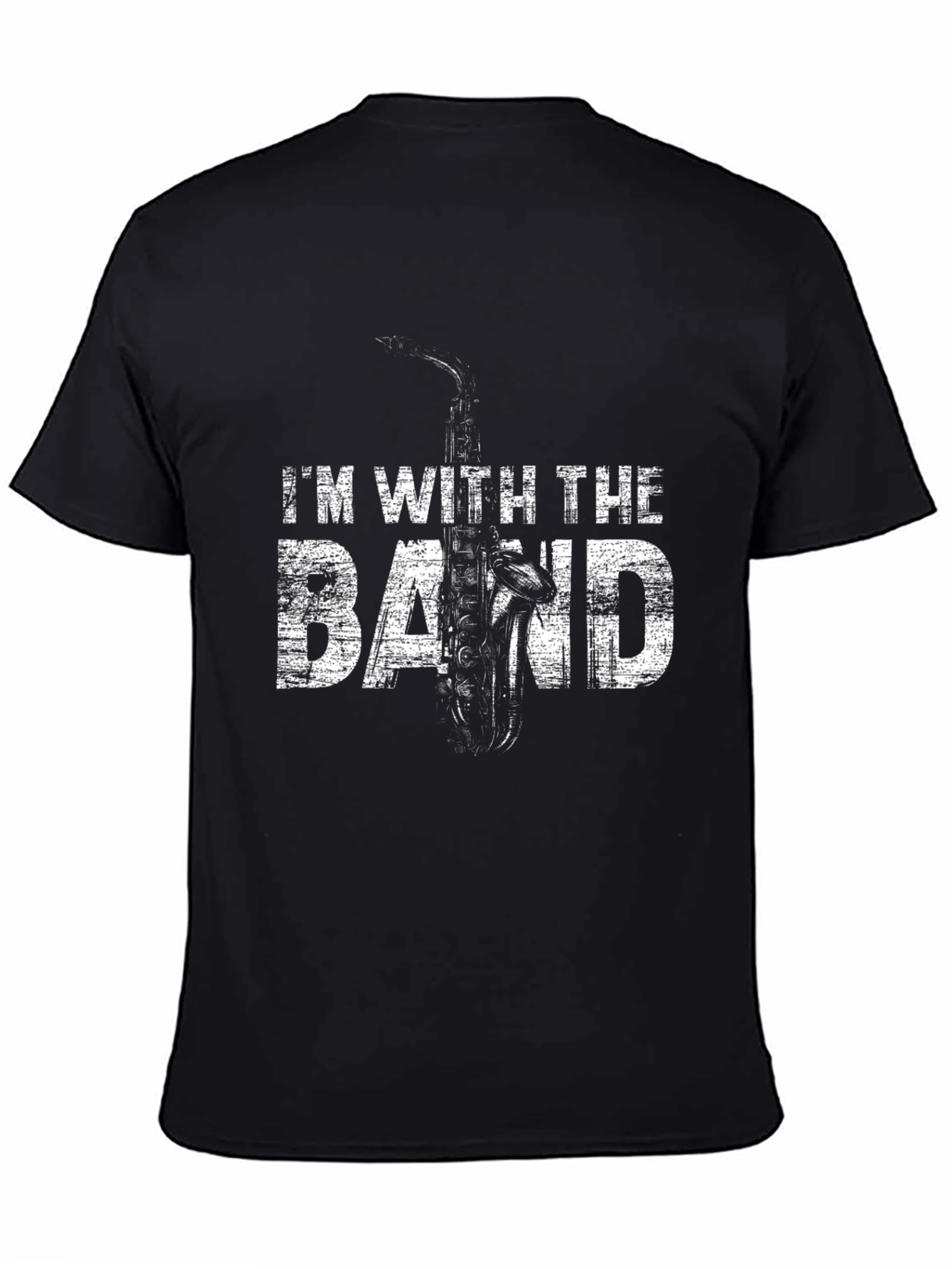 Im With The Band T-Shirt Saxophone Music Tee