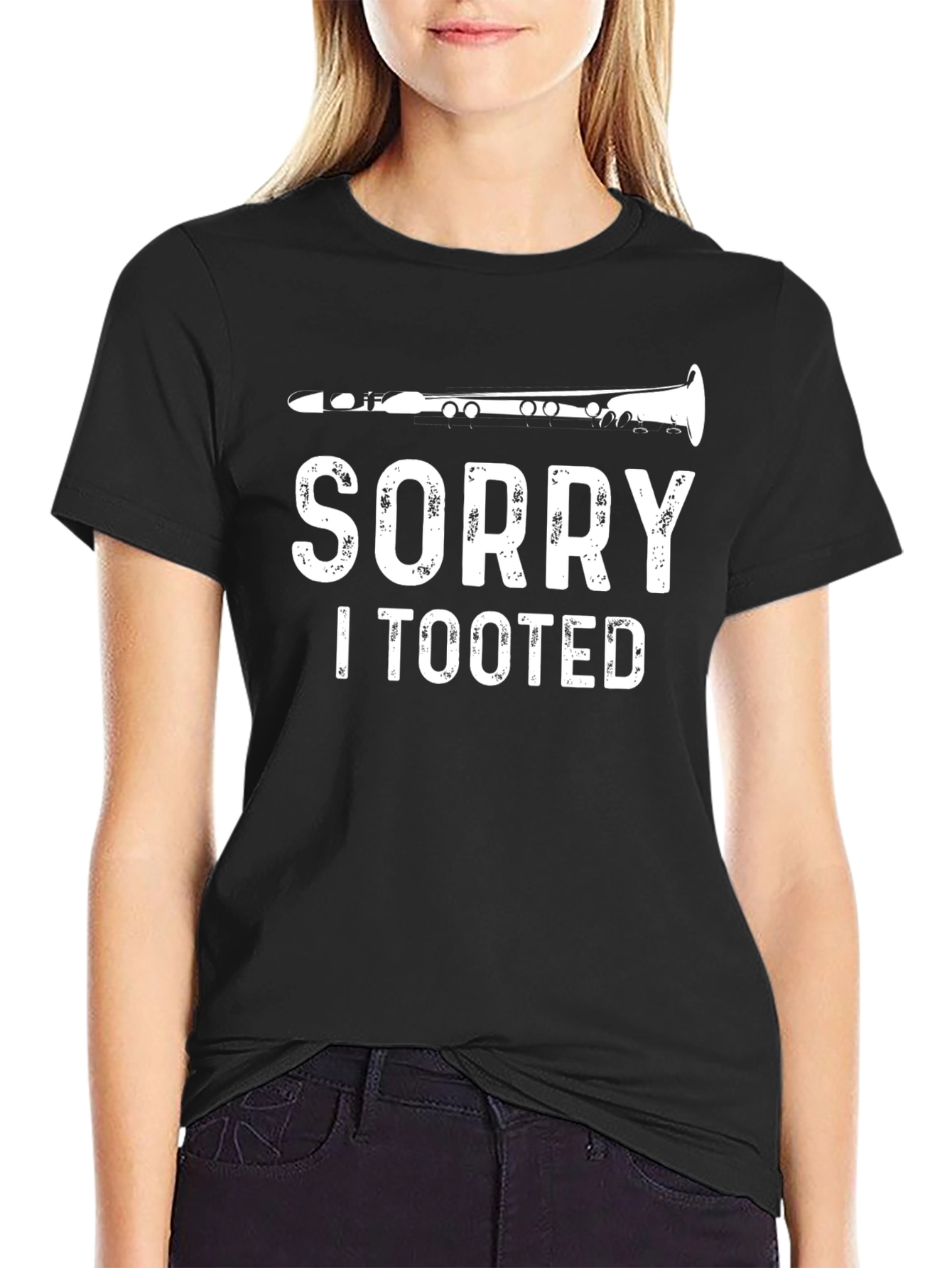 Sorry I Tooted Clarinet T-Shirt