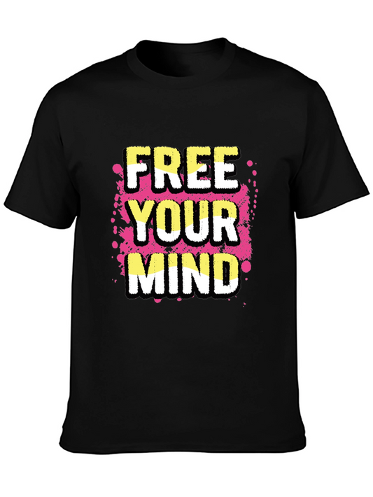 Free Your Mind Graphic Tee - Black