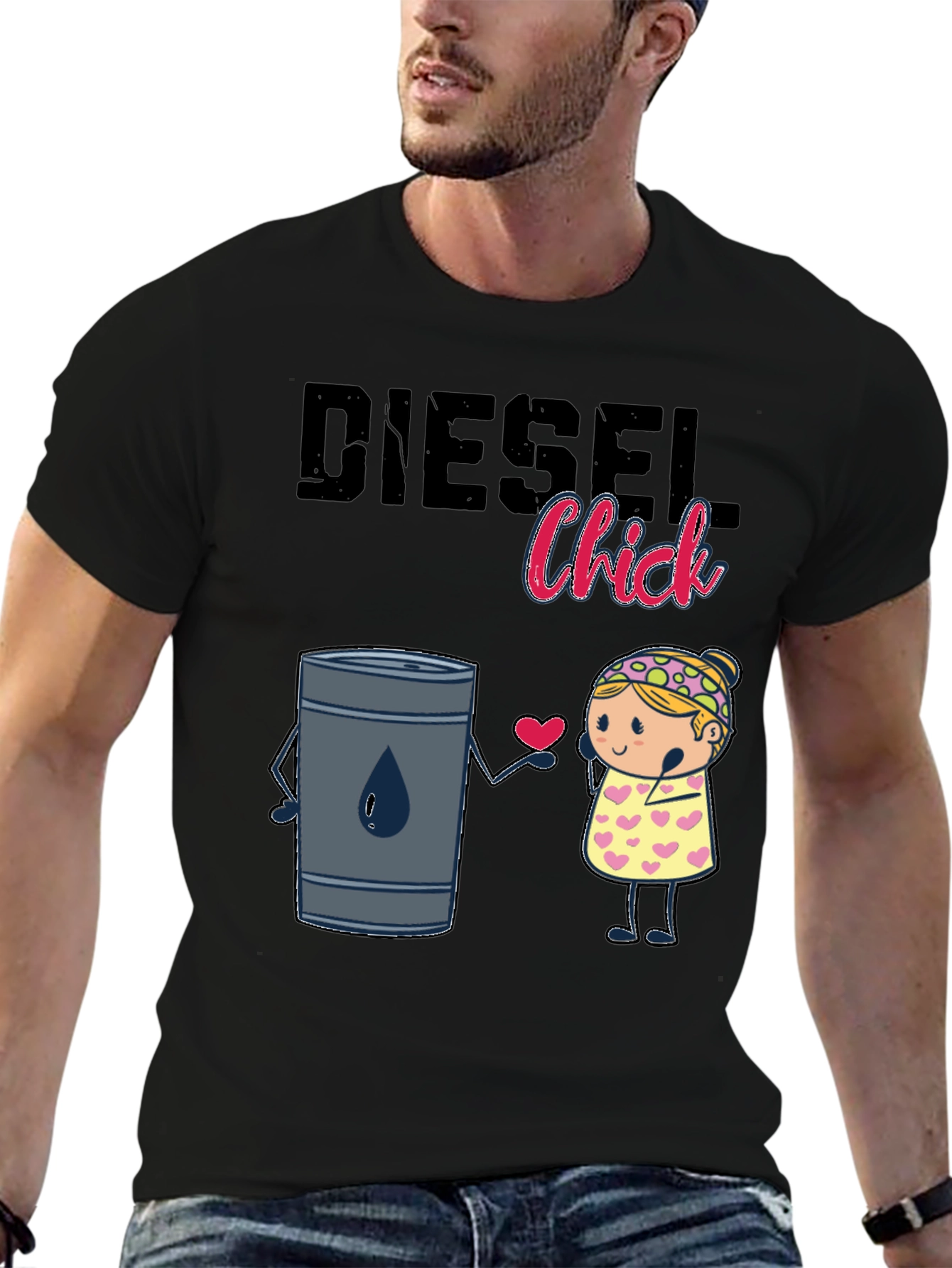 Diesel Chick Graphic T-Shirt