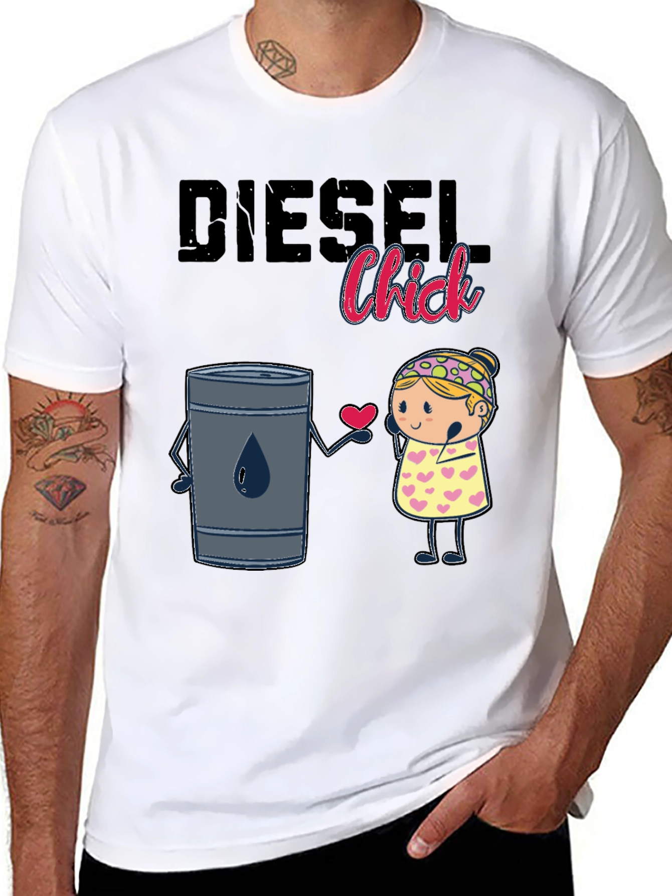 Diesel Chick Graphic T-Shirt