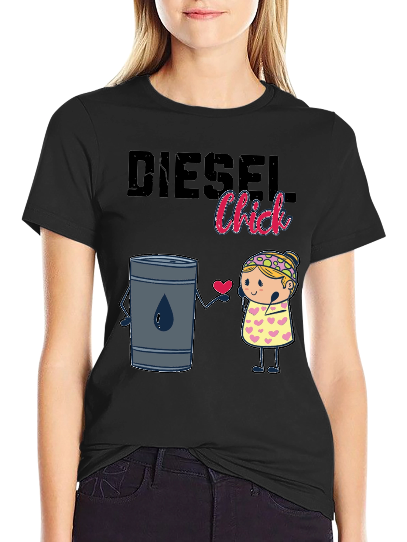 Diesel Chick Graphic T-Shirt