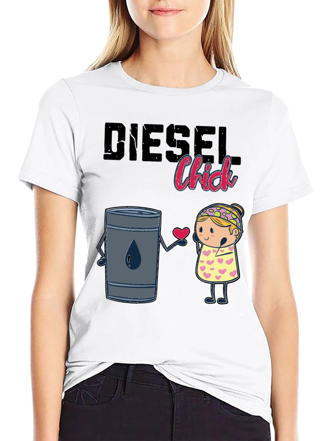 Diesel Chick Graphic T-Shirt