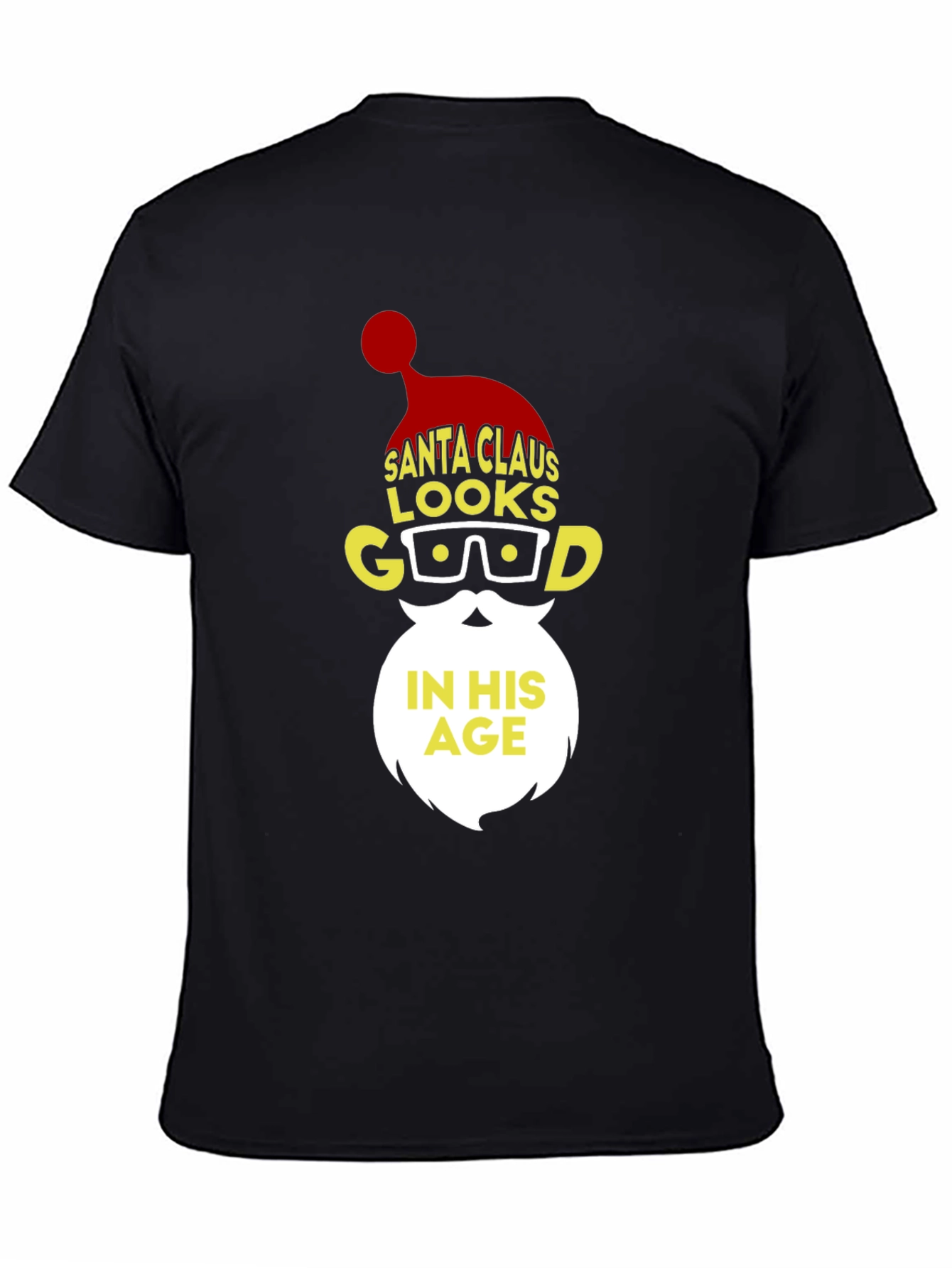 Santa Claus Looks Good In His Age T-Shirt