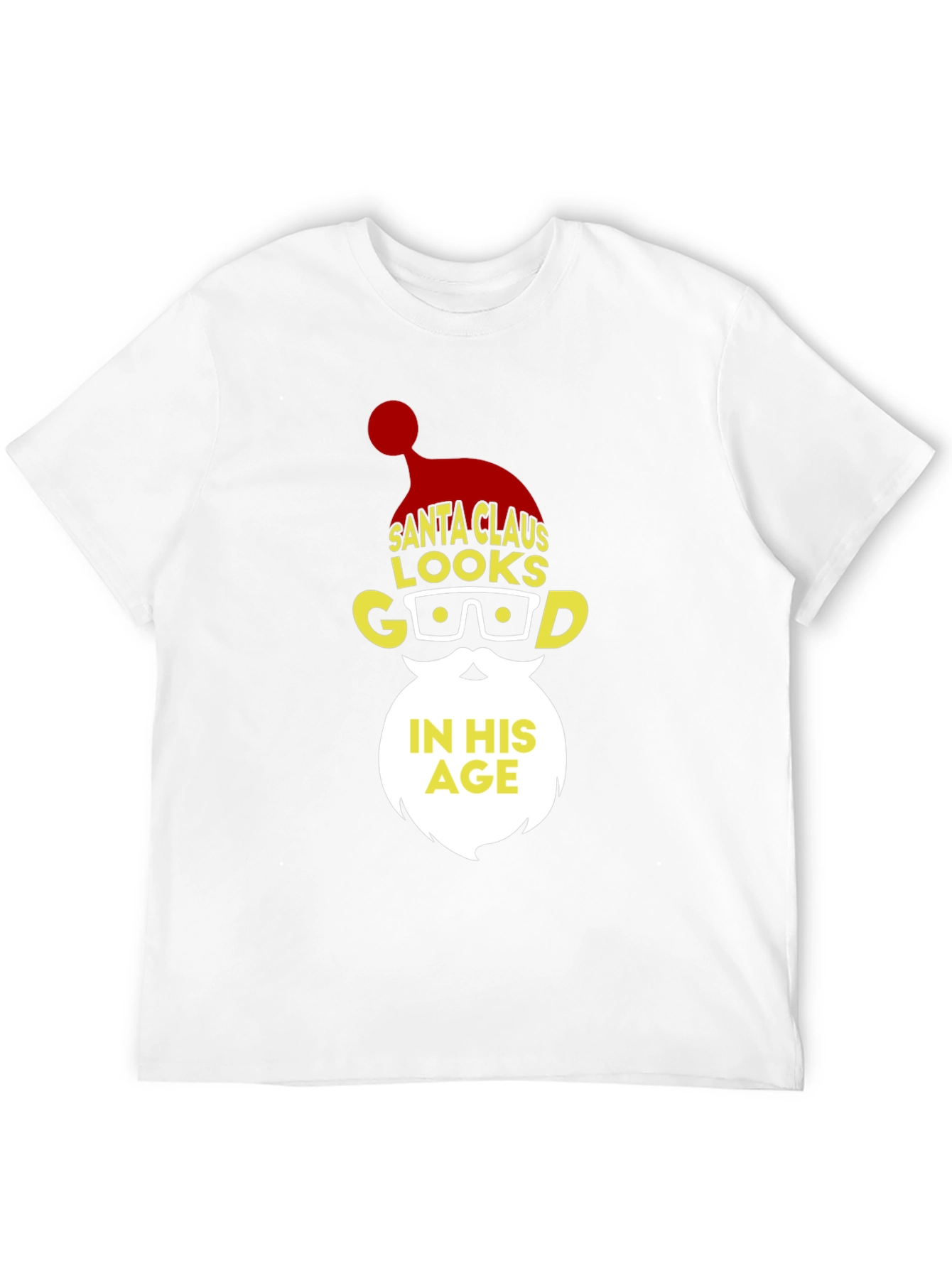 Santa Claus Looks Good In His Age T-Shirt