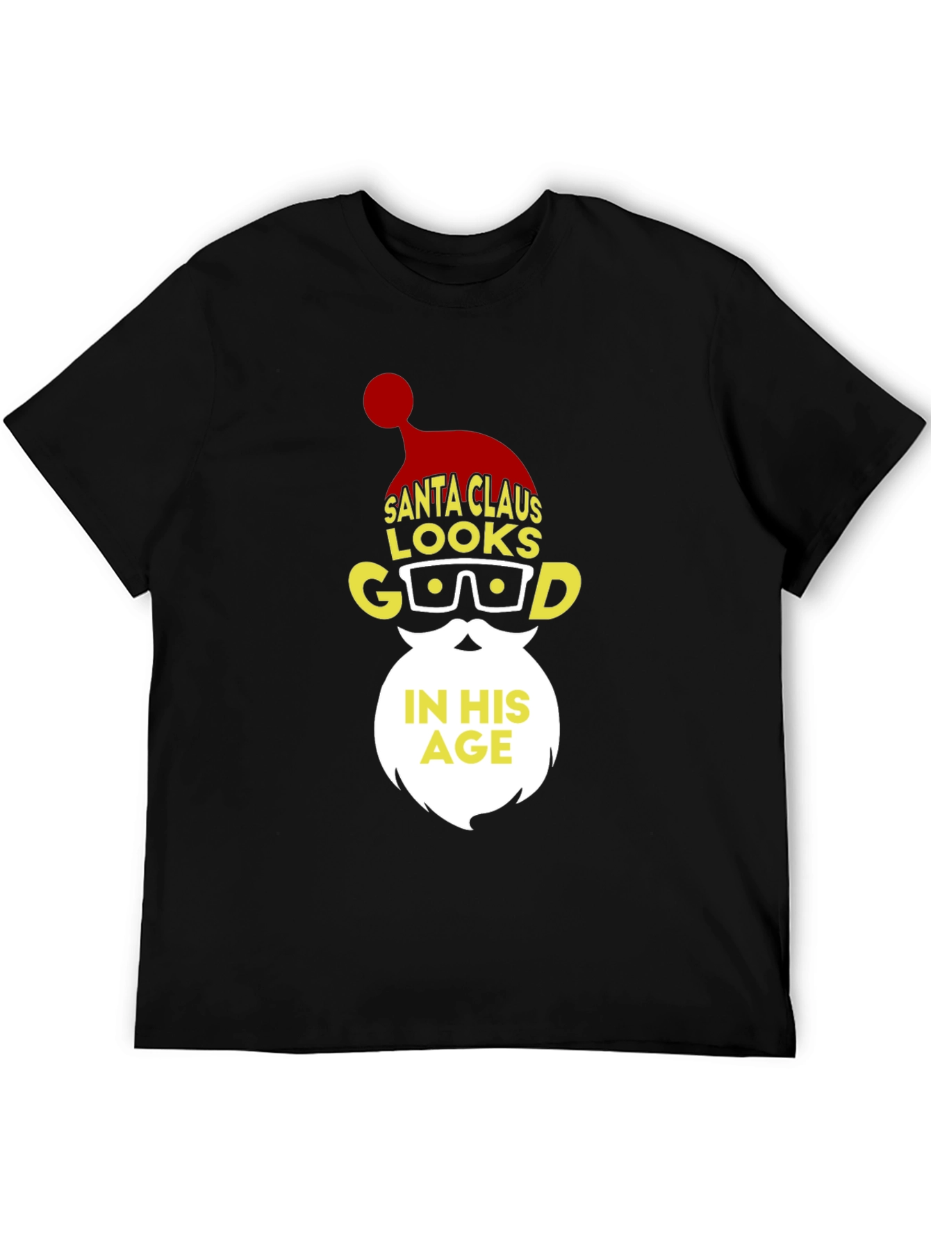 Santa Claus Looks Good In His Age T-Shirt
