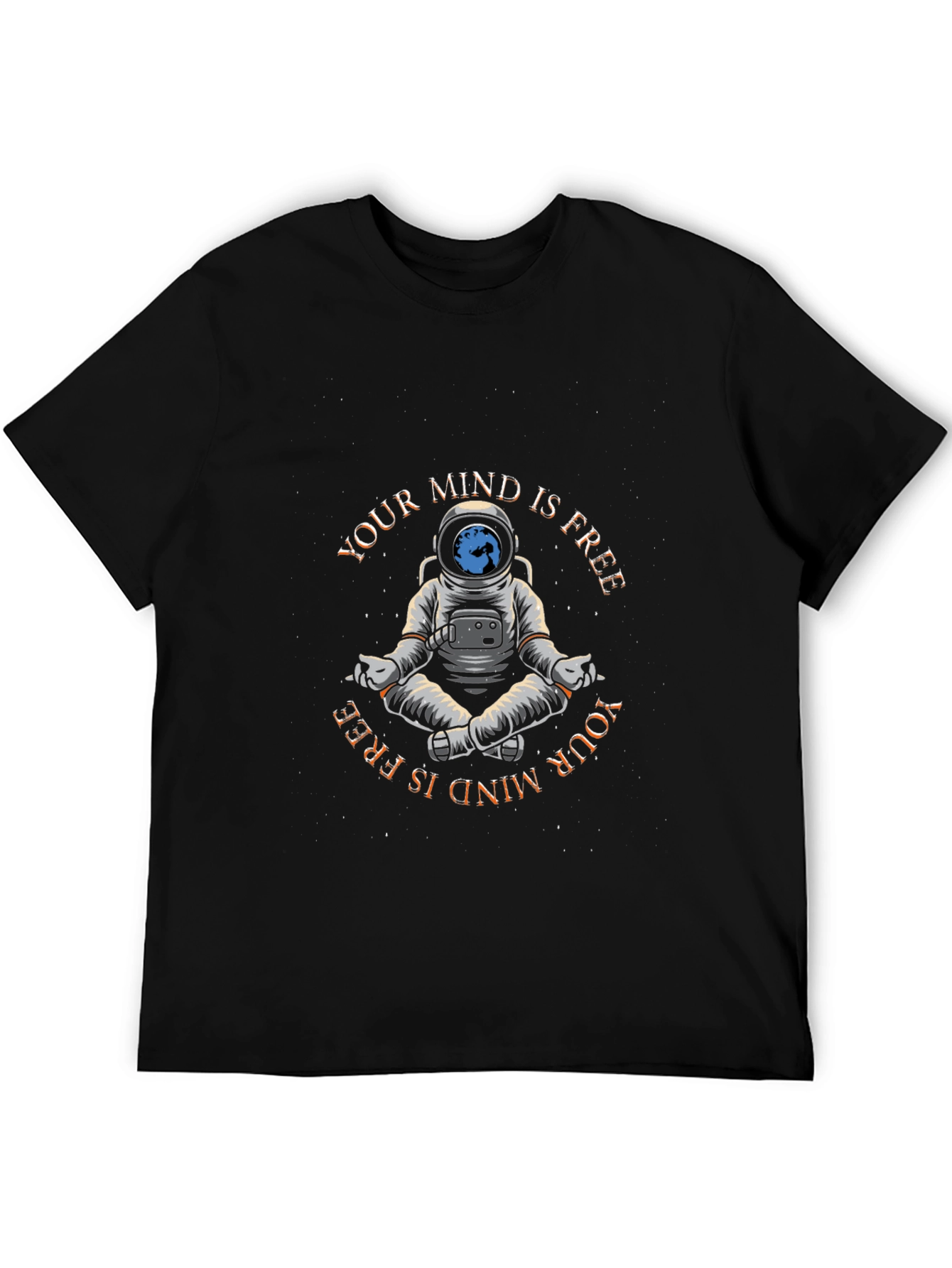 Astronaut Meditation T-Shirt - Your Mind is Free