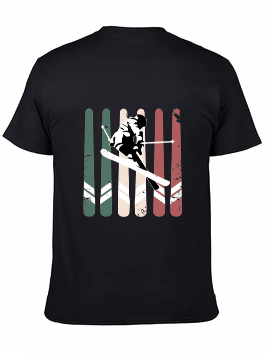 Retro Ski T-Shirt - Vintage Style Winter Sport Design