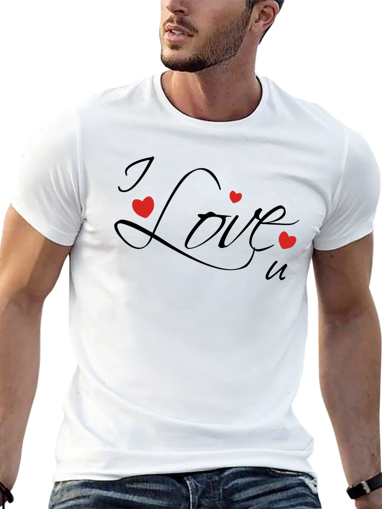 I Love U T-Shirt - Valentines Day Gift