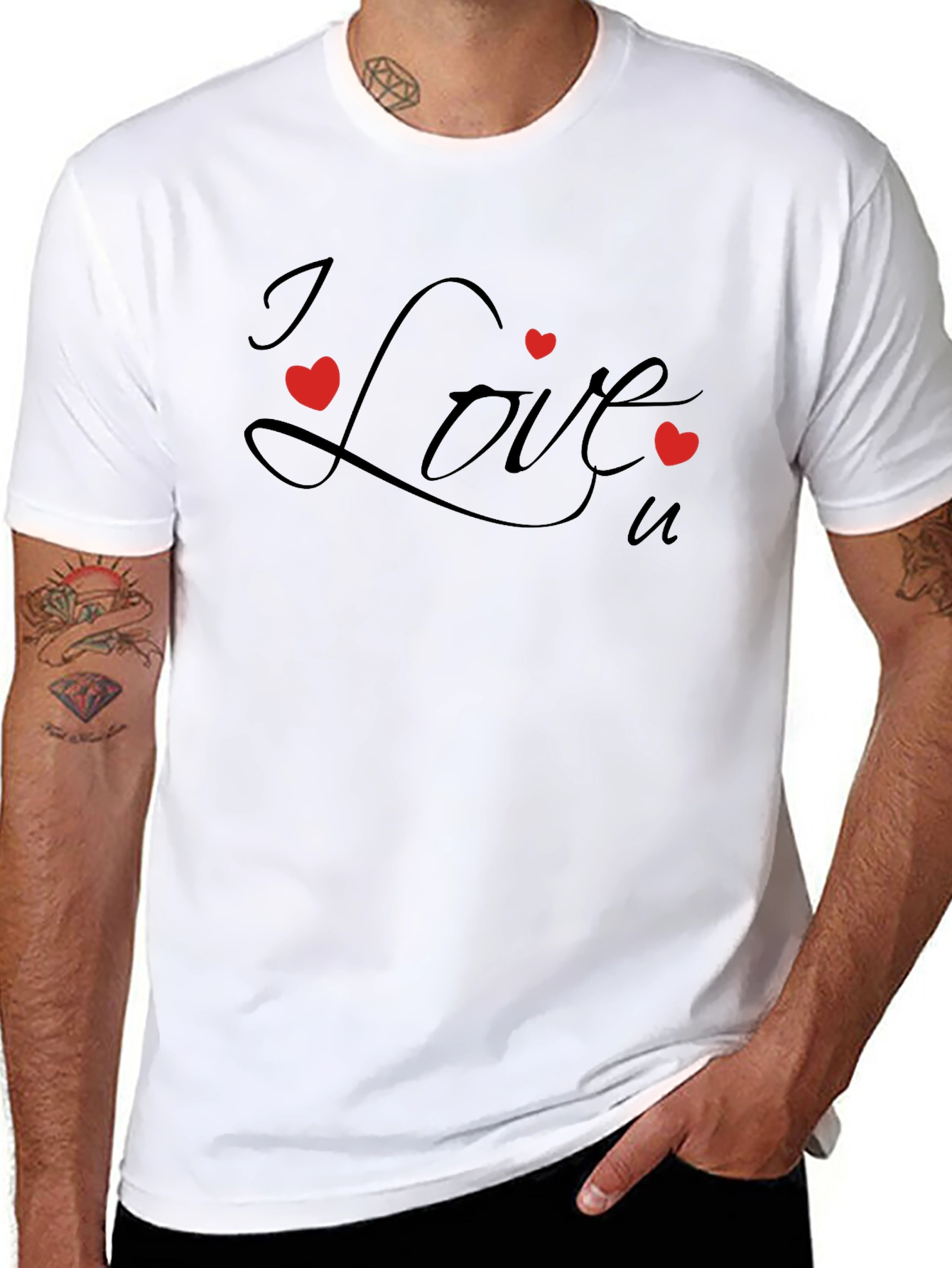 I Love U T-Shirt - Valentines Day Gift