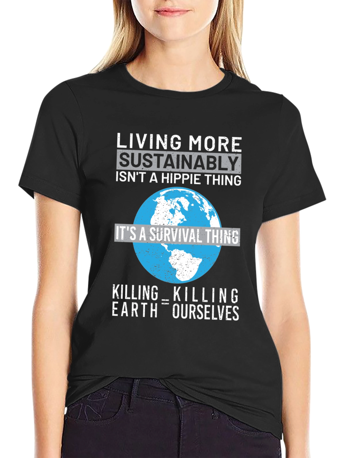 Eco-Conscious Earth Survival T-Shirt