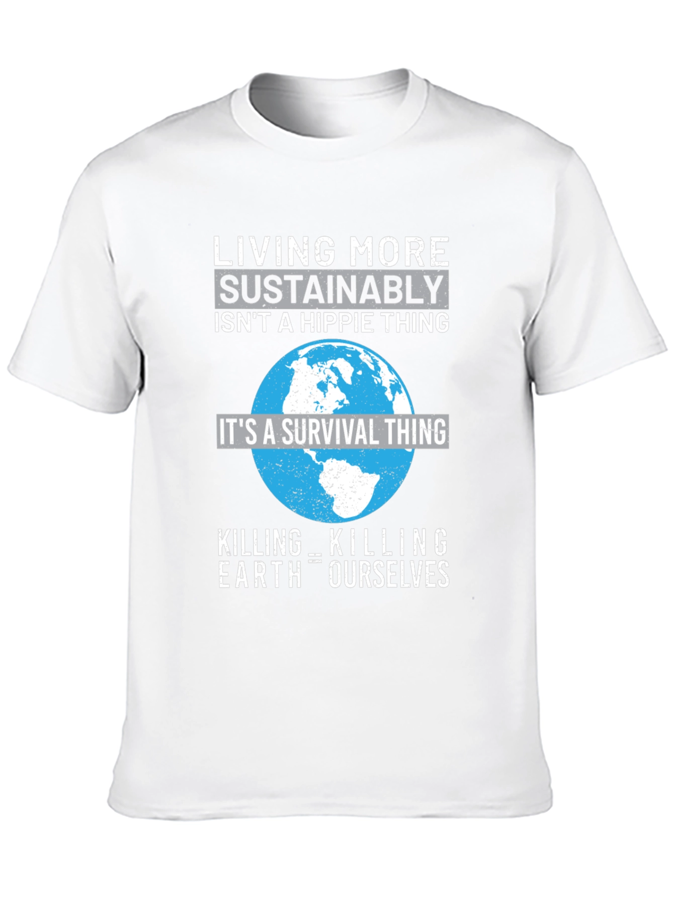 Eco-Conscious Earth Survival T-Shirt