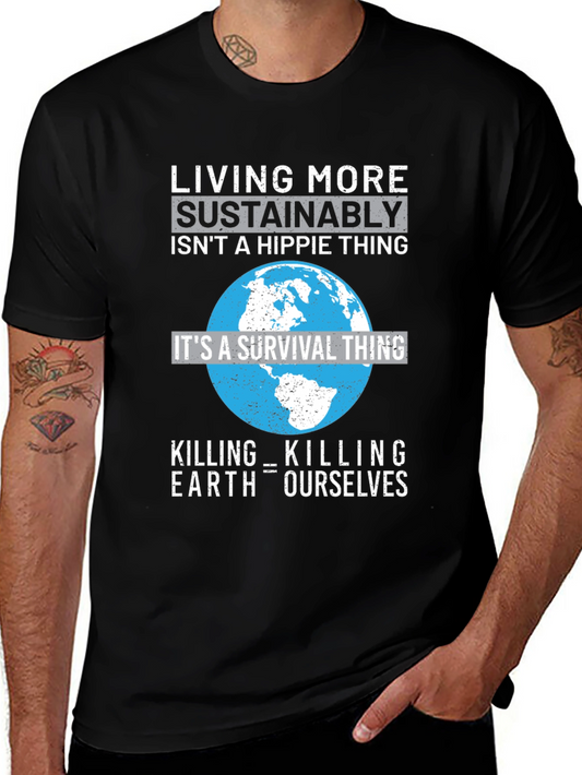 Eco-Conscious Earth Survival T-Shirt