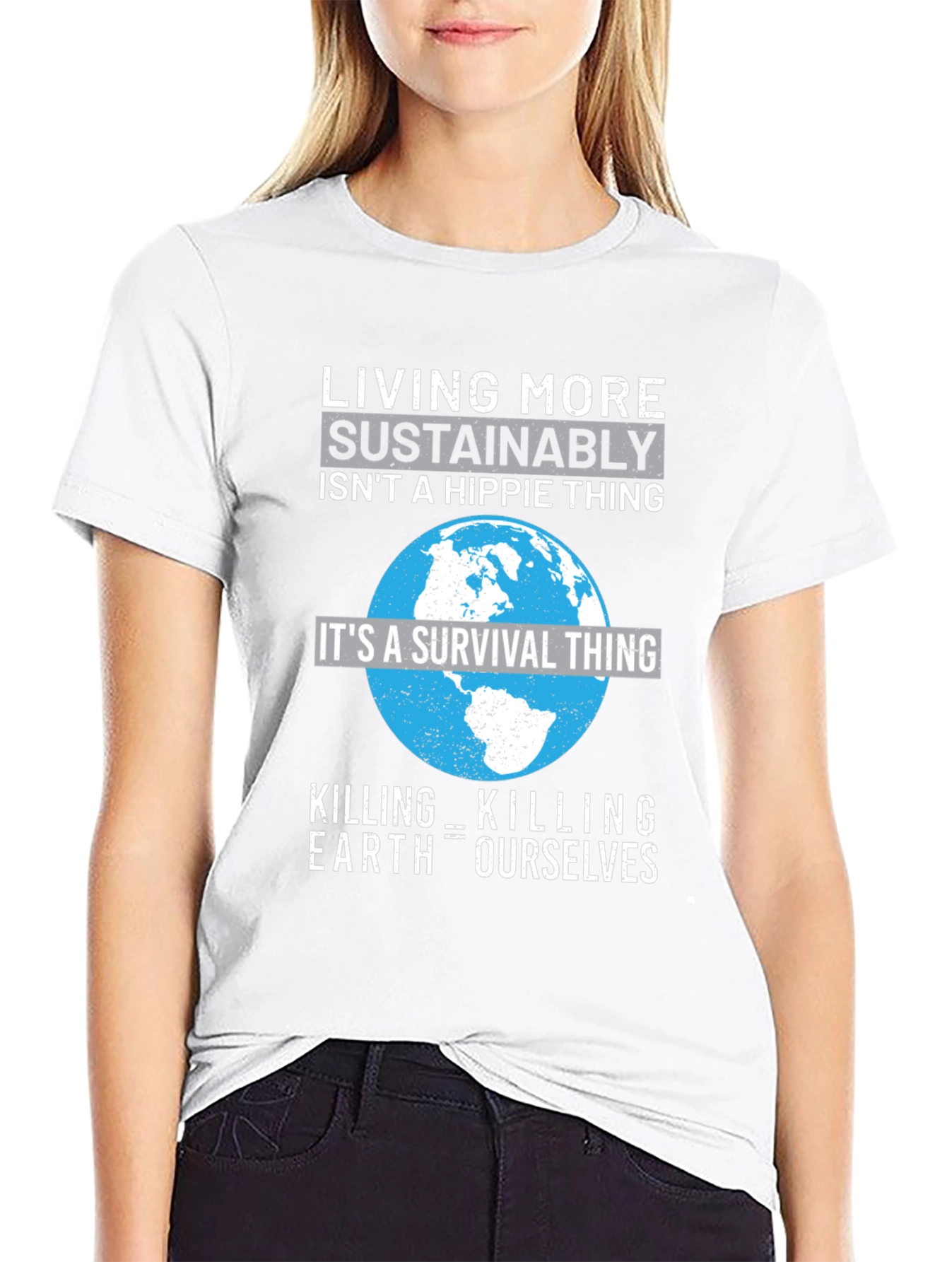 Eco-Conscious Earth Survival T-Shirt