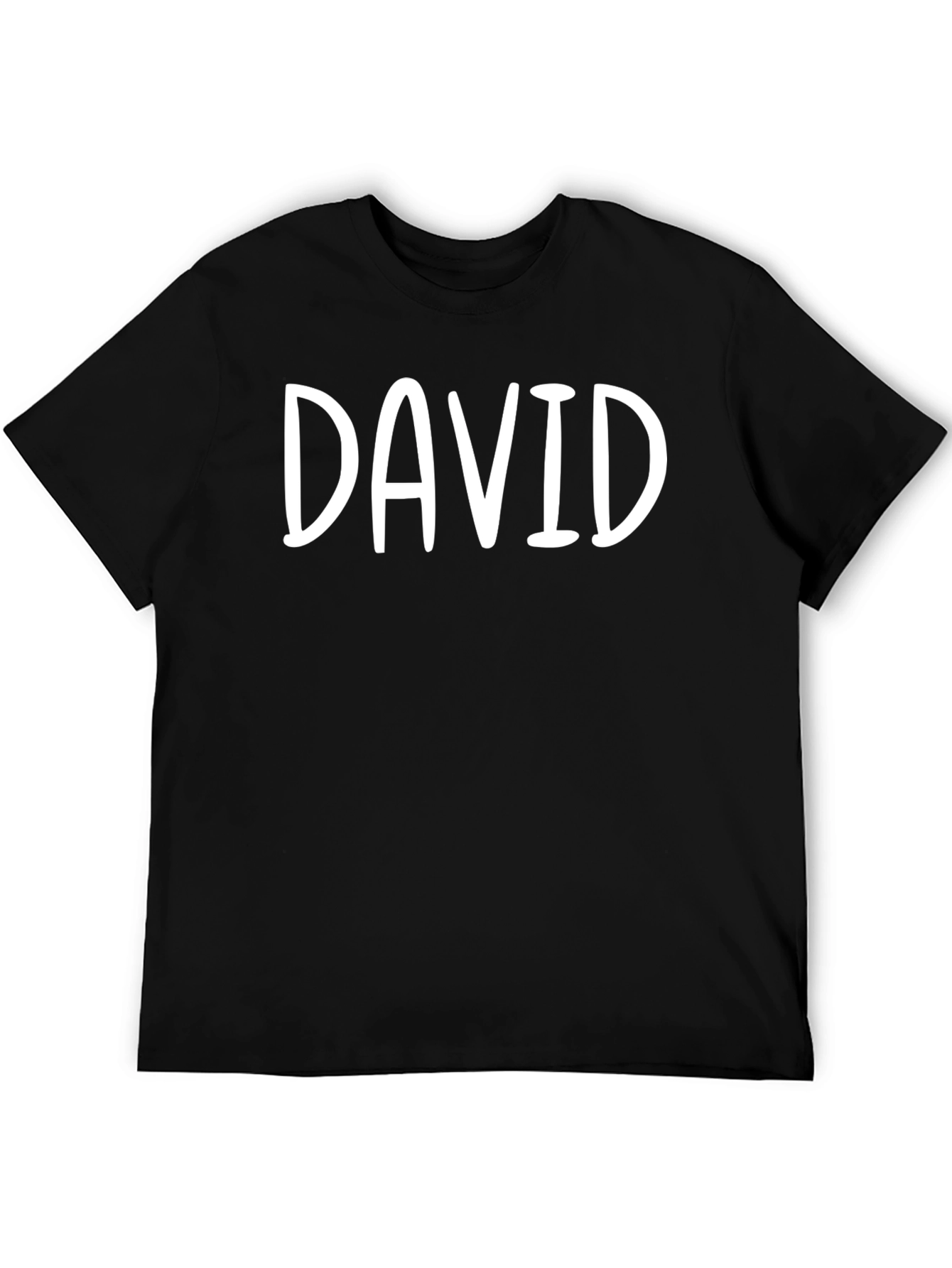 Personalized DAVID Black T-Shirt