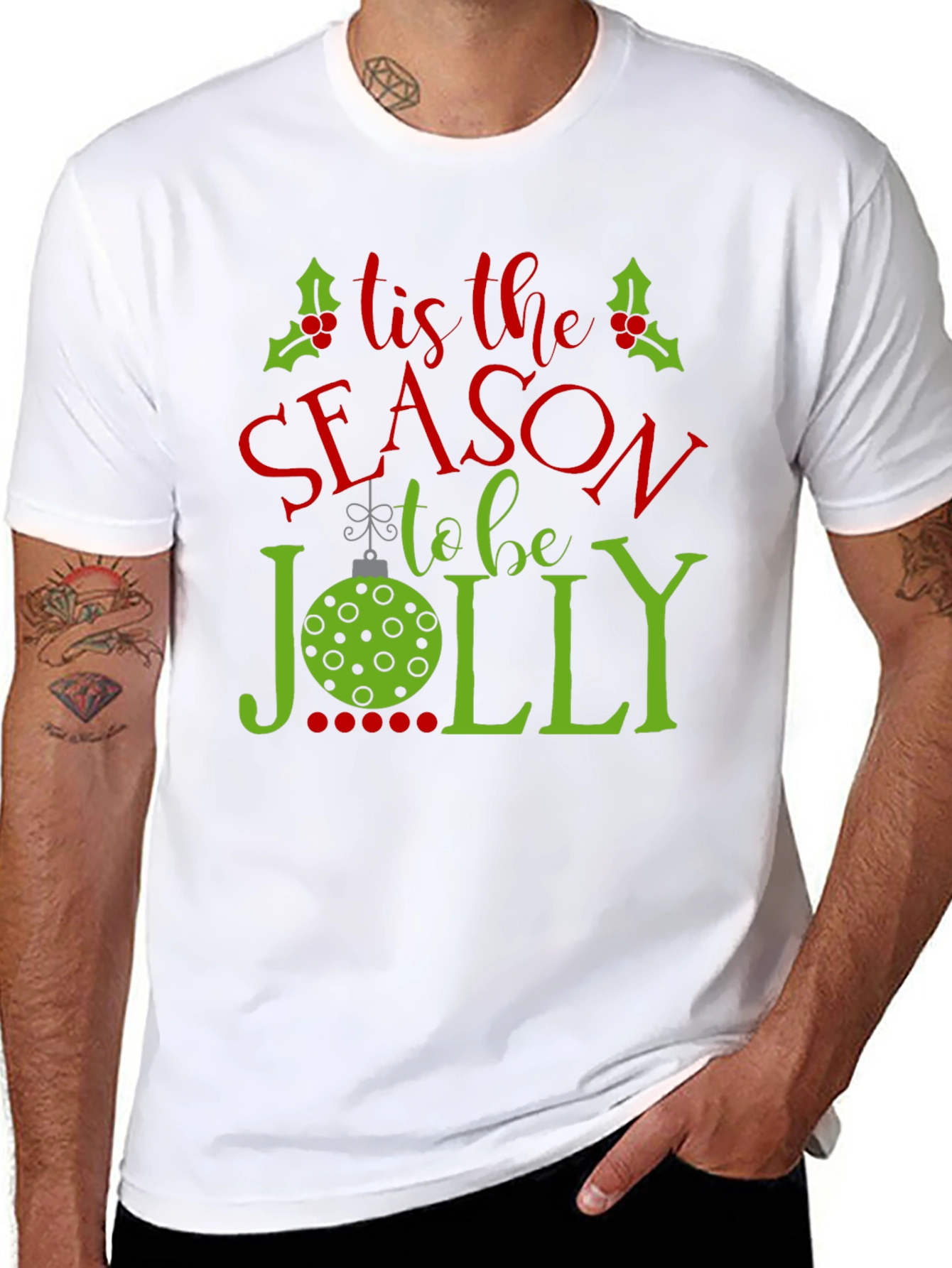 Tis The Season To Be Jolly Graphic Tee