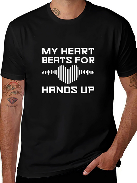 My Heart Beats For Hands Up Tee