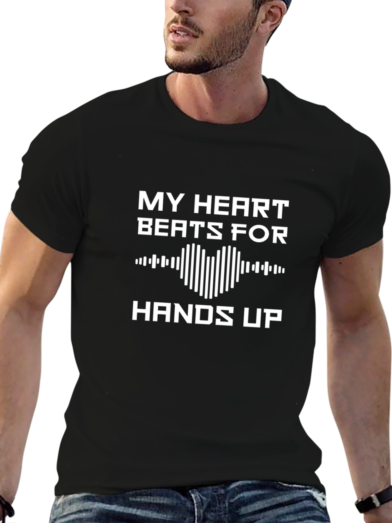 My Heart Beats For Hands Up Tee
