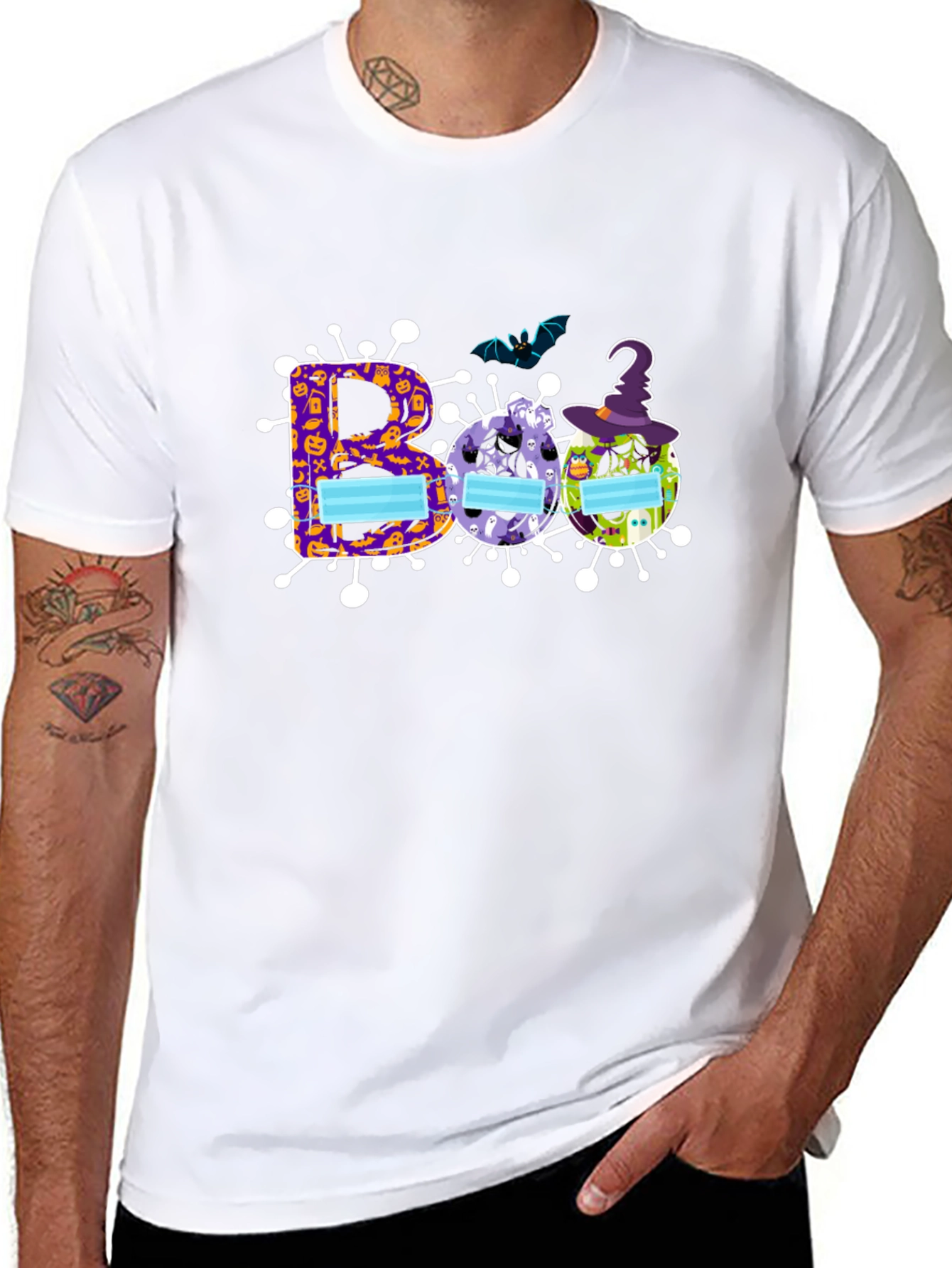 Halloween Boo Masked T-Shirt
