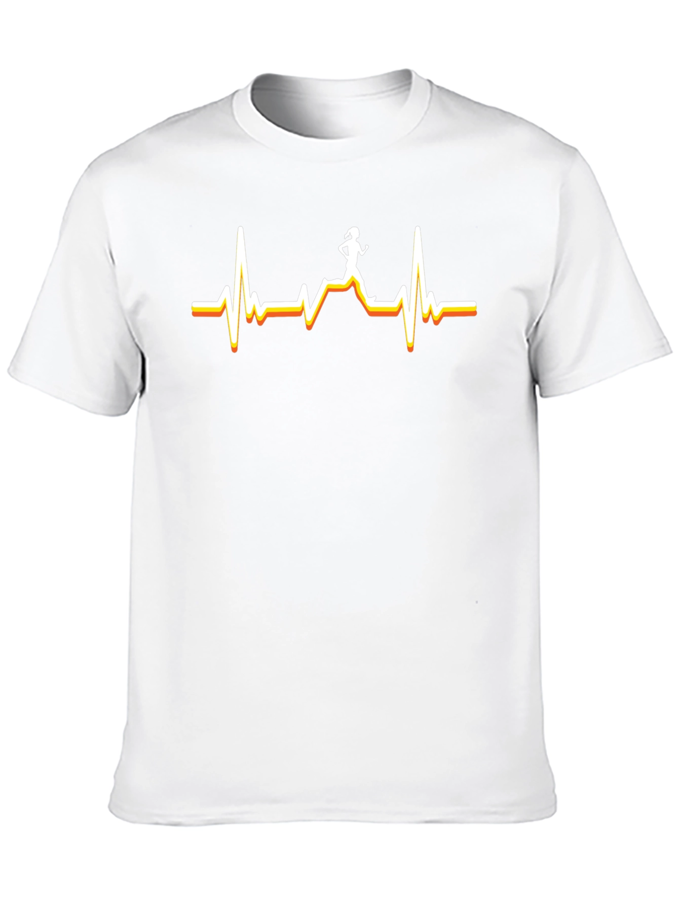 Running Heartbeat T-Shirt - Womens Runner Design