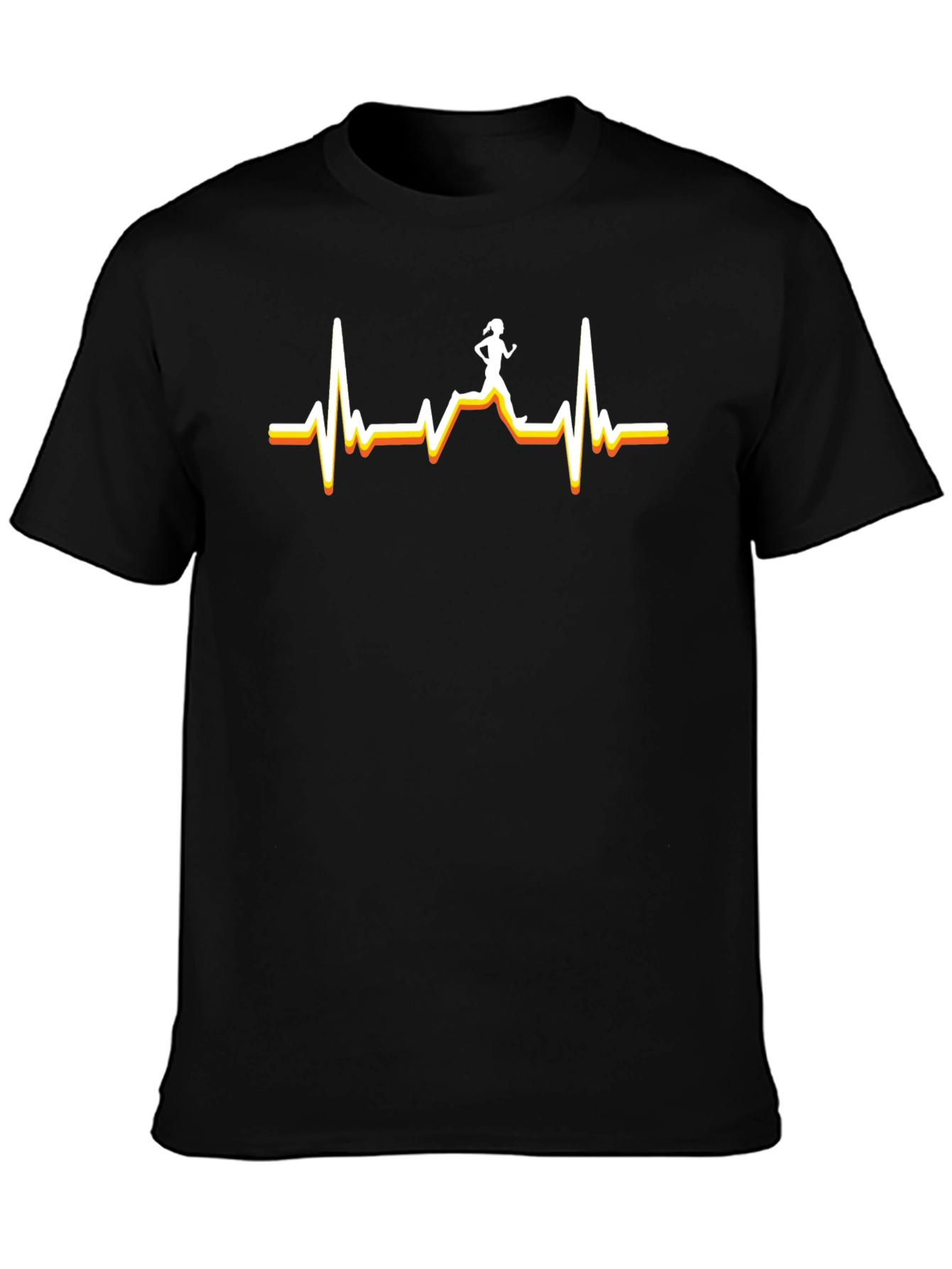 Running Heartbeat T-Shirt - Womens Runner Design