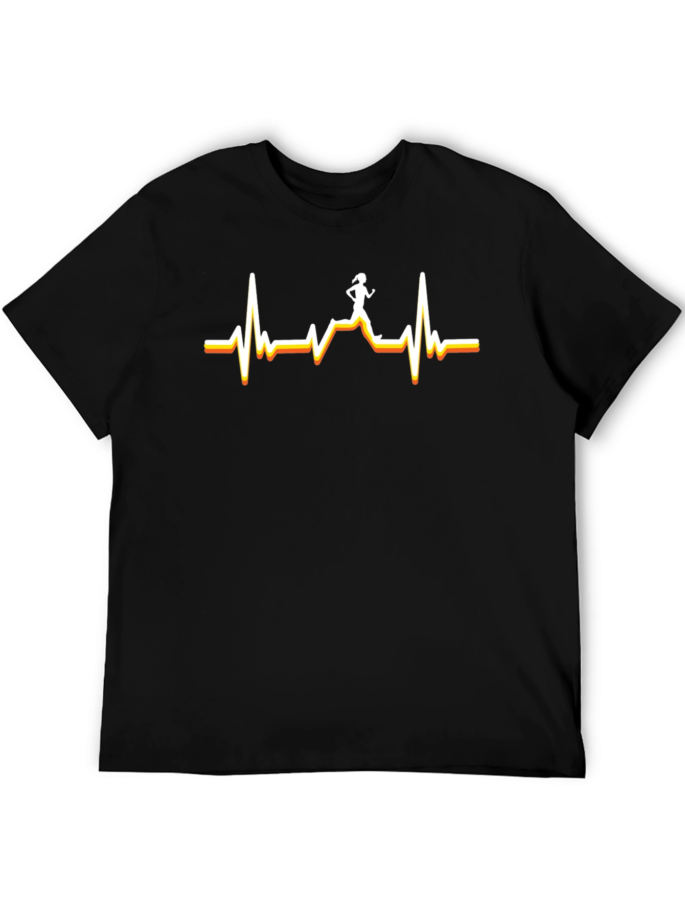Running Heartbeat T-Shirt - Womens Runner Design