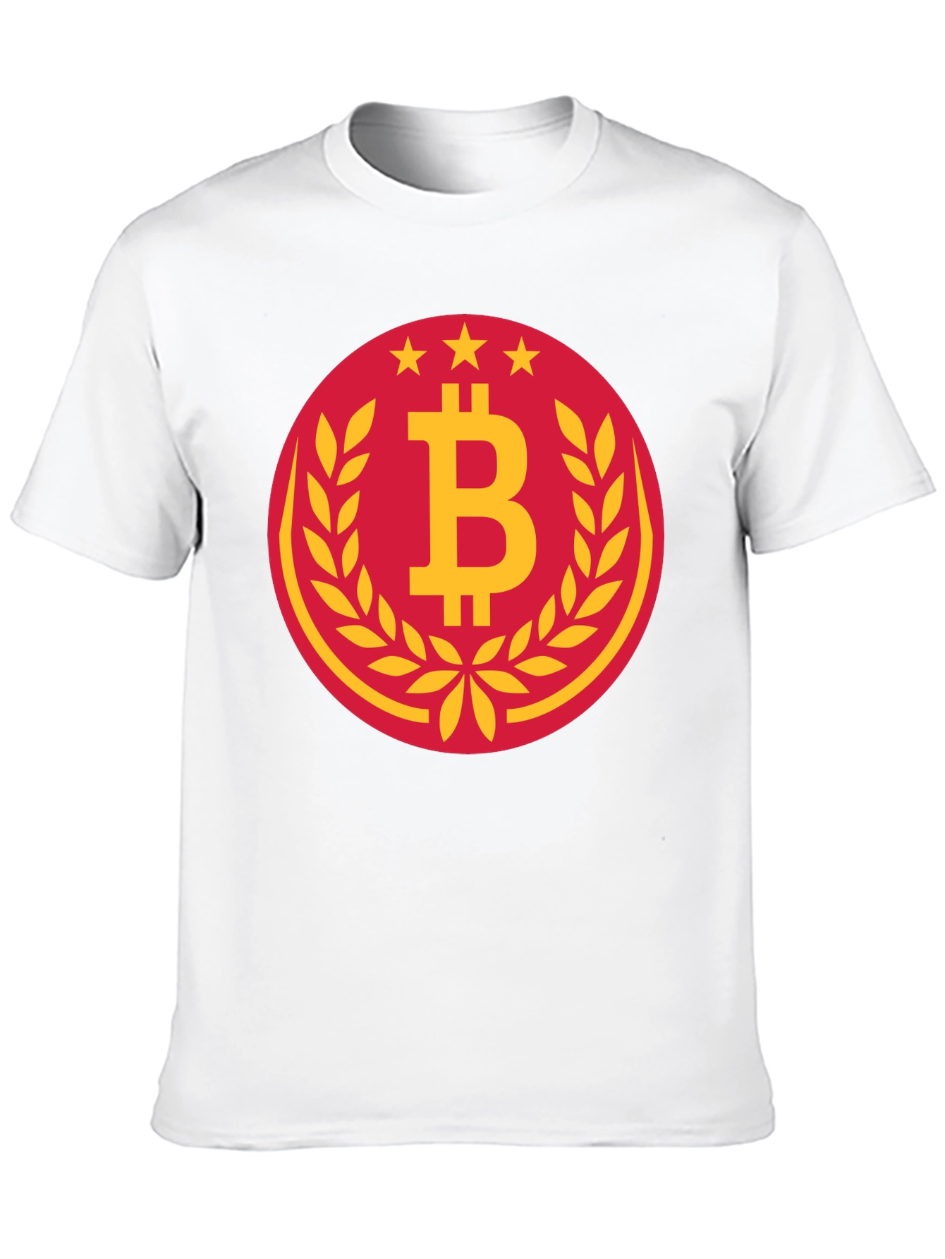 Bitcoin Circle Graphic Tee - Black Crypto T-Shirt