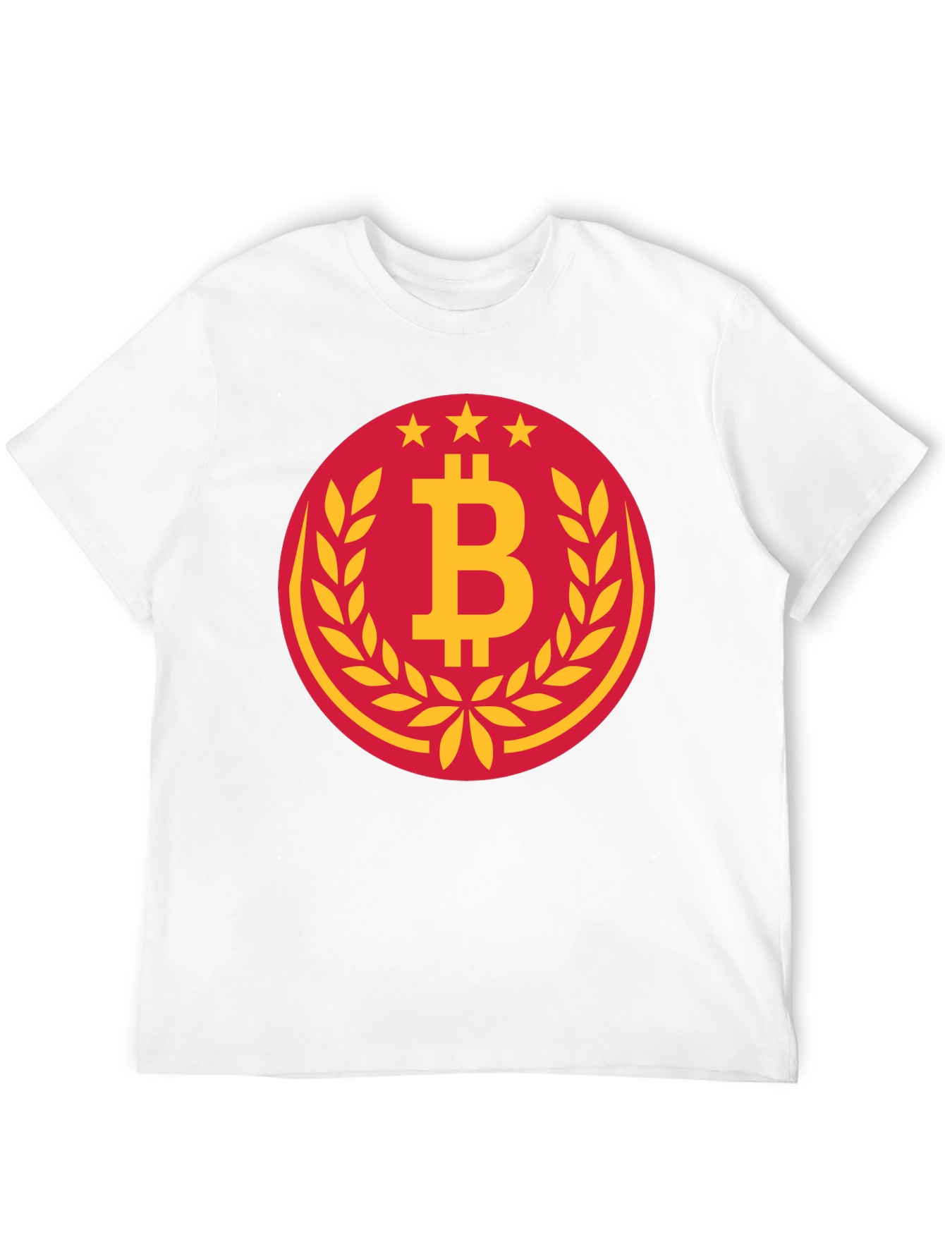 Bitcoin Circle Graphic Tee - Black Crypto T-Shirt