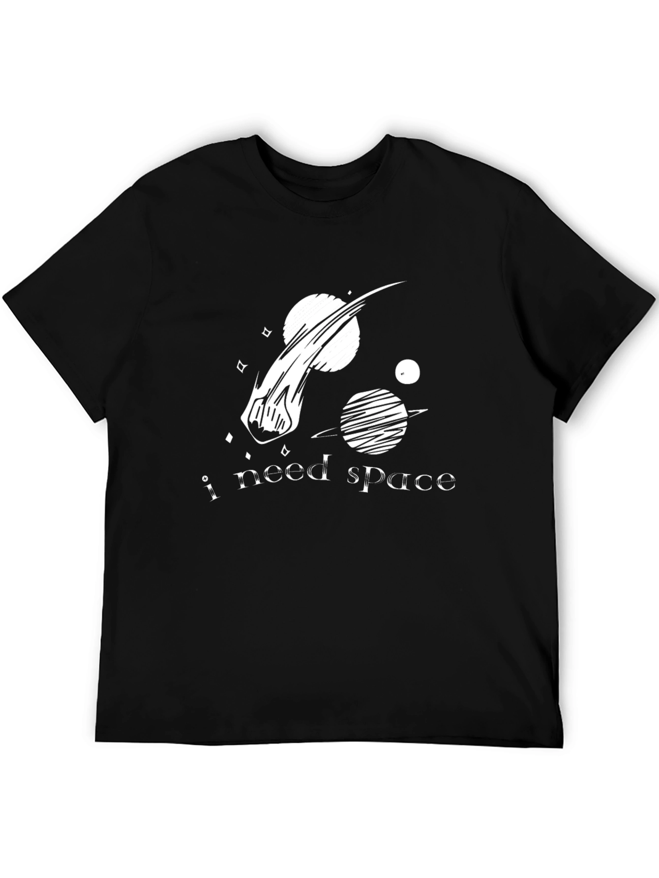 I Need Space T-Shirt: Galaxy Design Tee