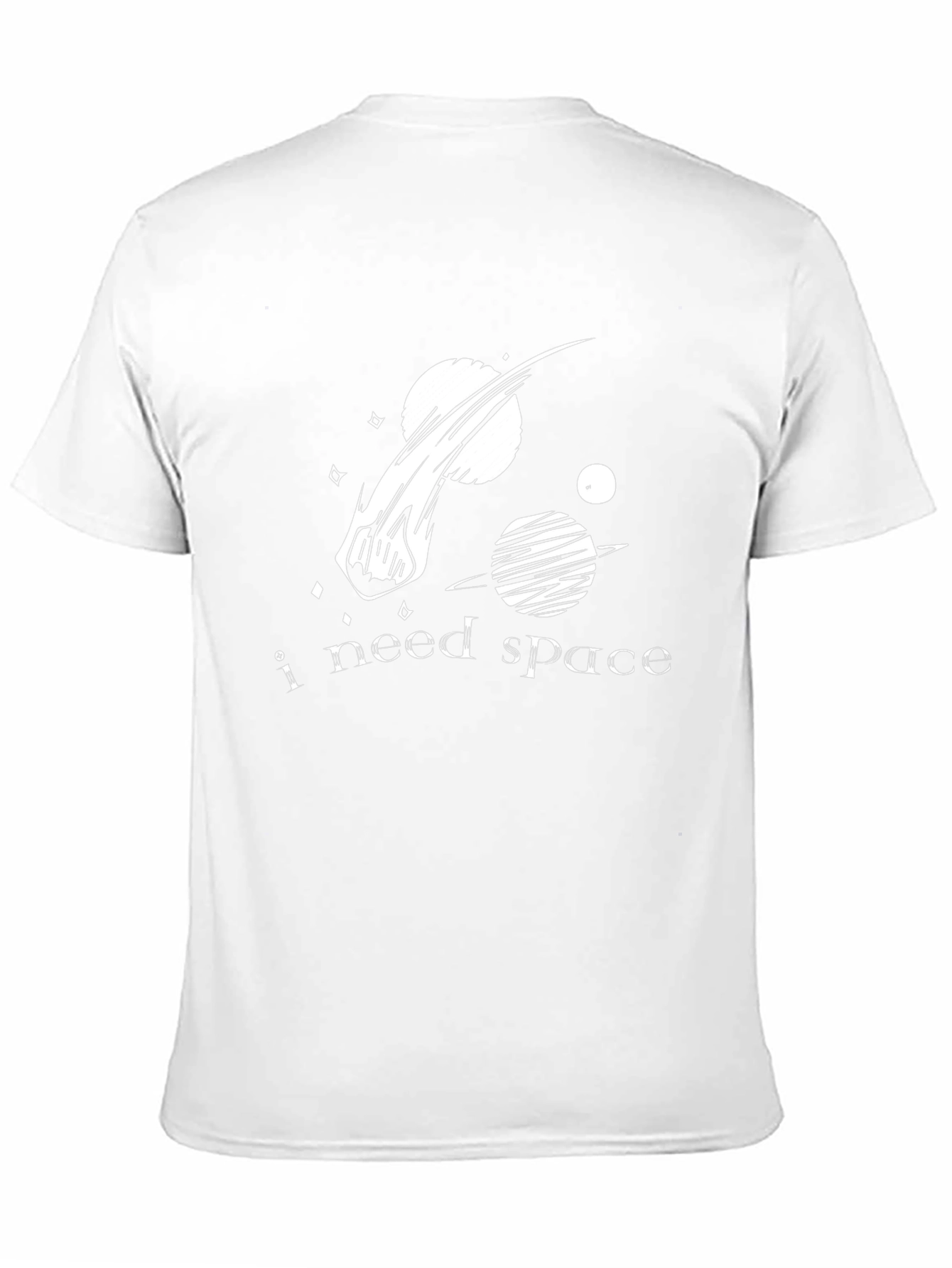 I Need Space T-Shirt: Galaxy Design Tee