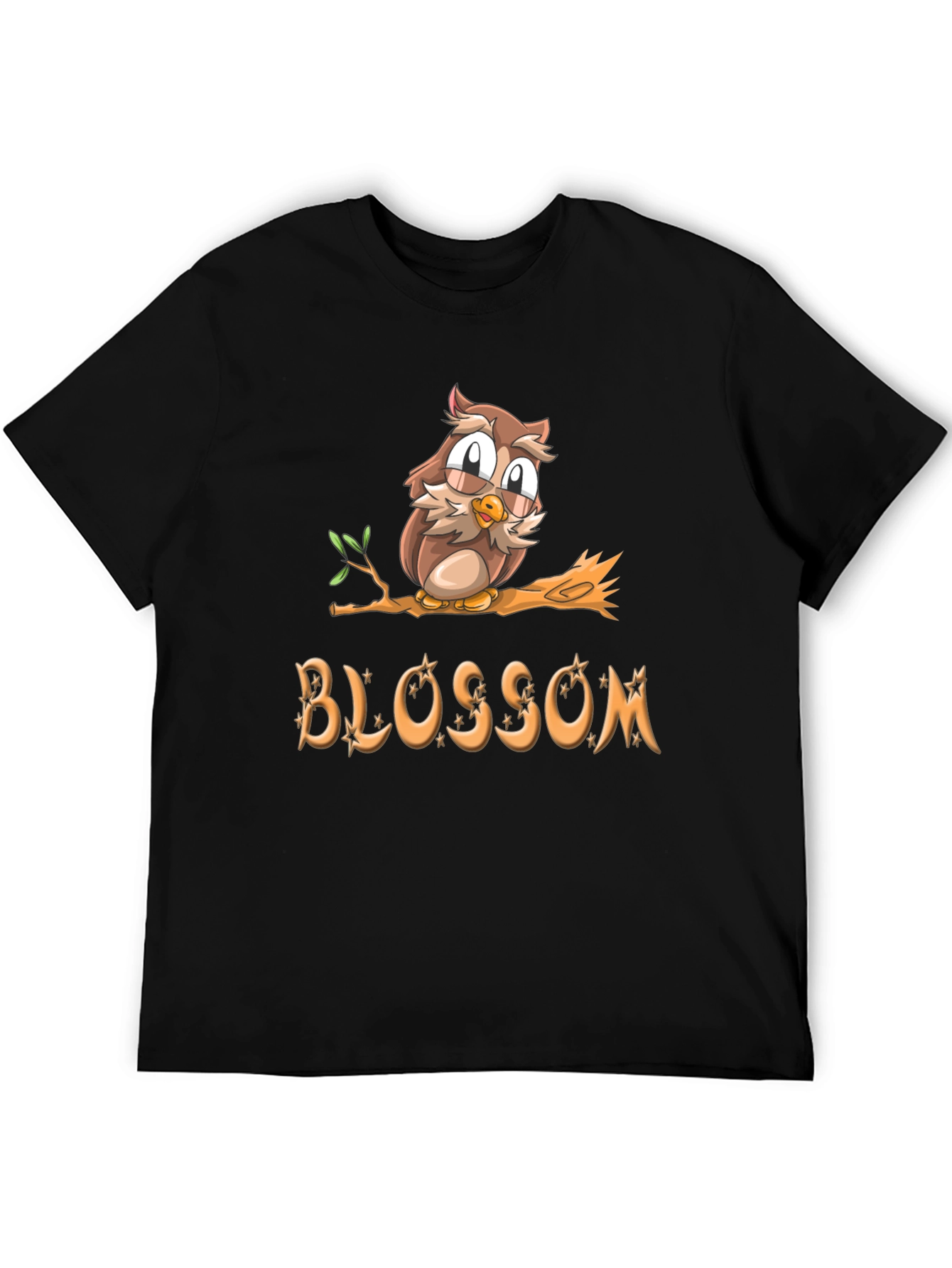 Cute Owl Blossom T-Shirt - Unisex Graphic Tee