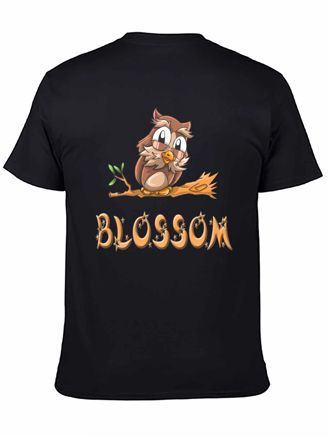 Cute Owl Blossom T-Shirt - Unisex Graphic Tee