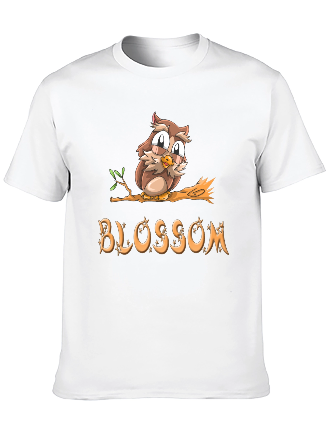 Cute Owl Blossom T-Shirt - Unisex Graphic Tee