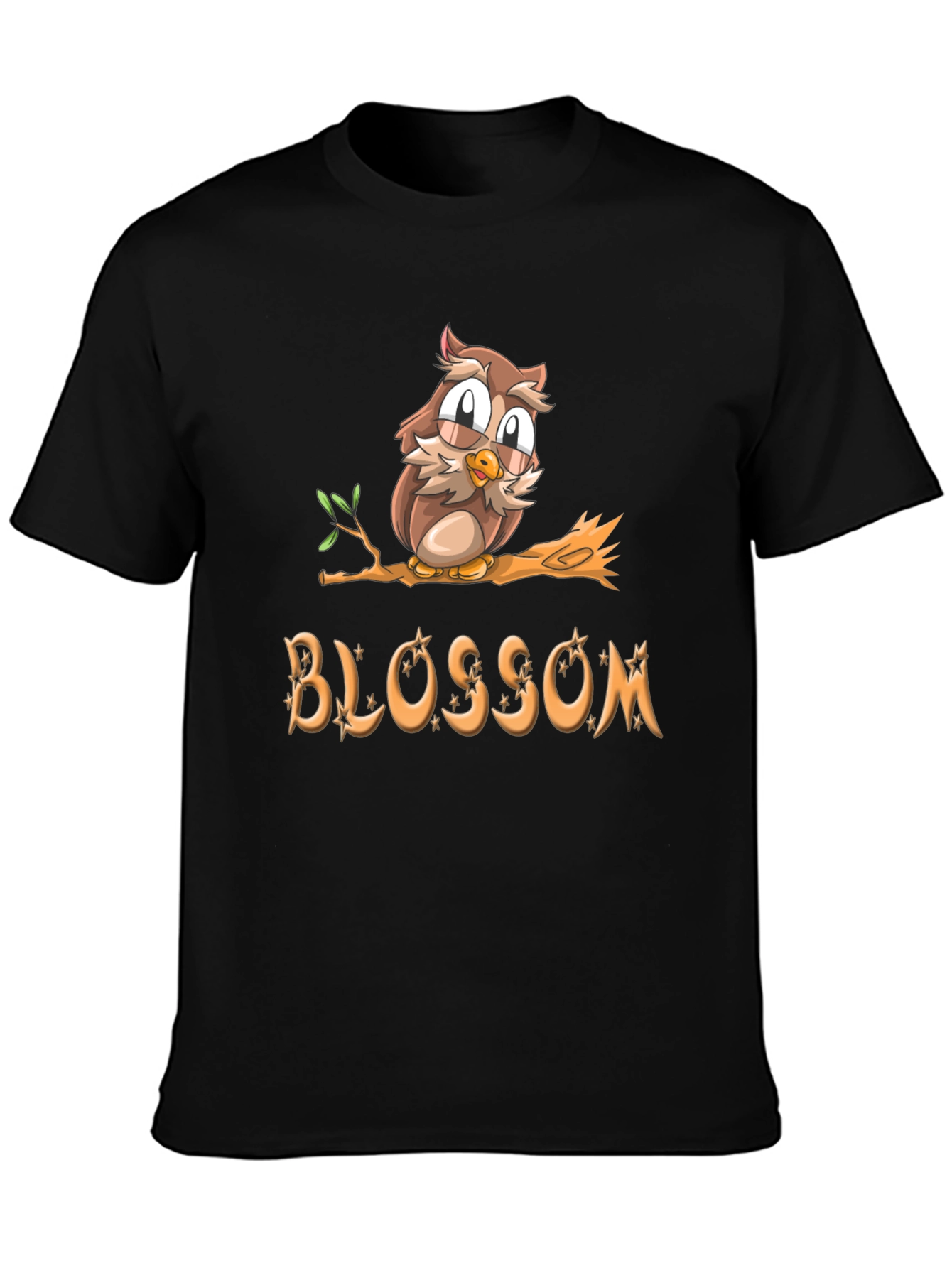 Cute Owl Blossom T-Shirt - Unisex Graphic Tee