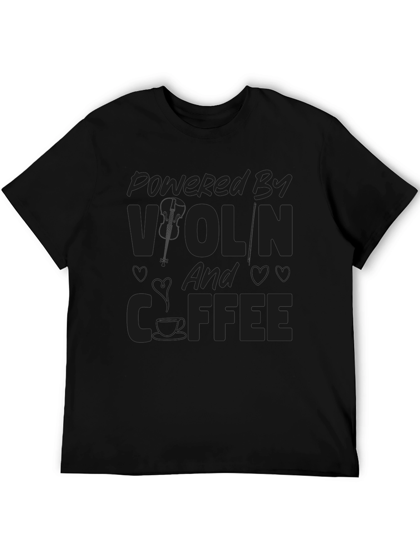 Powered By Violin & Coffee T-Shirt