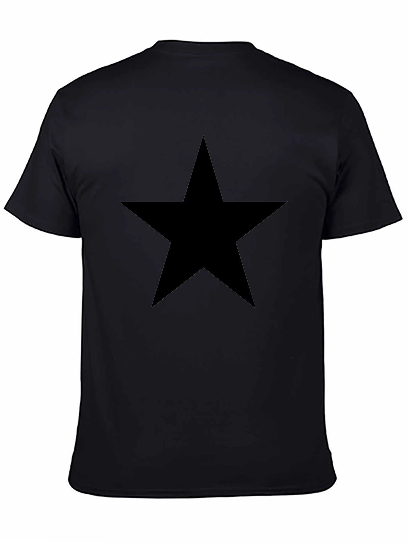 Black Star Graphic Tee - Modern Style