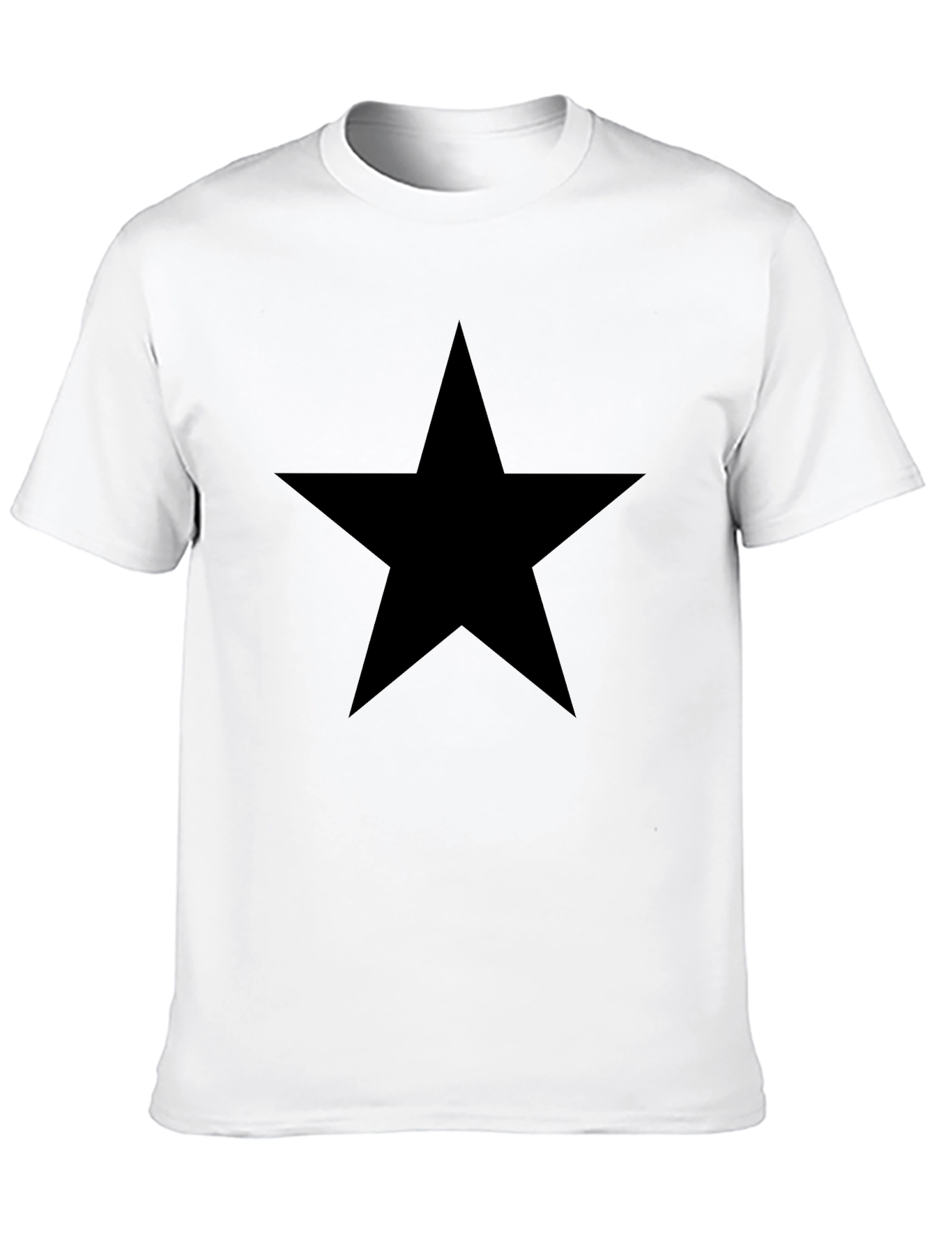 Black Star Graphic Tee - Modern Style