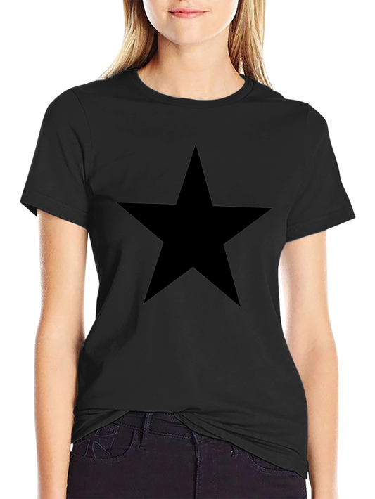 Black Star Graphic Tee - Modern Style