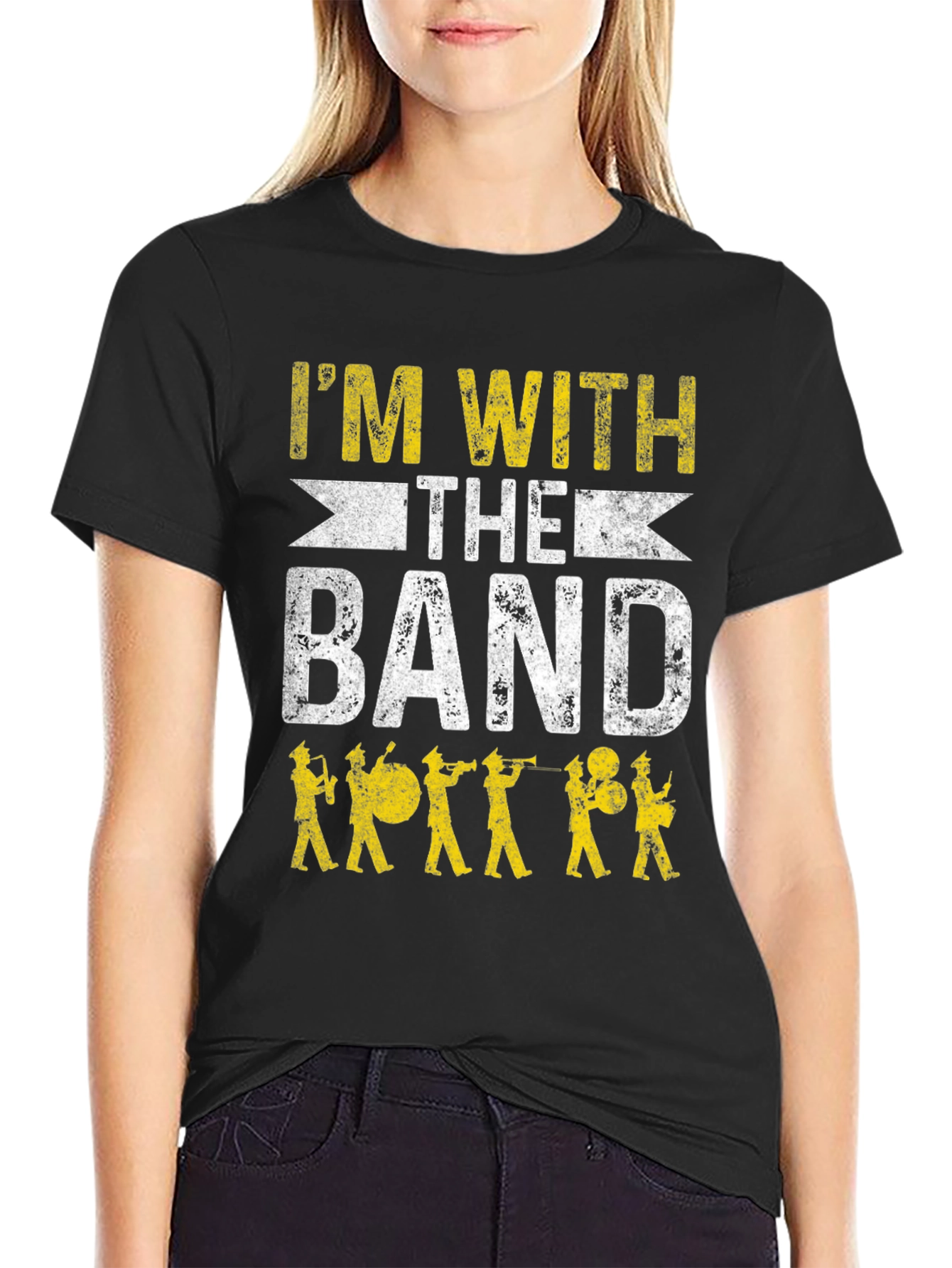 Im With The Band Funny Music T-Shirt
