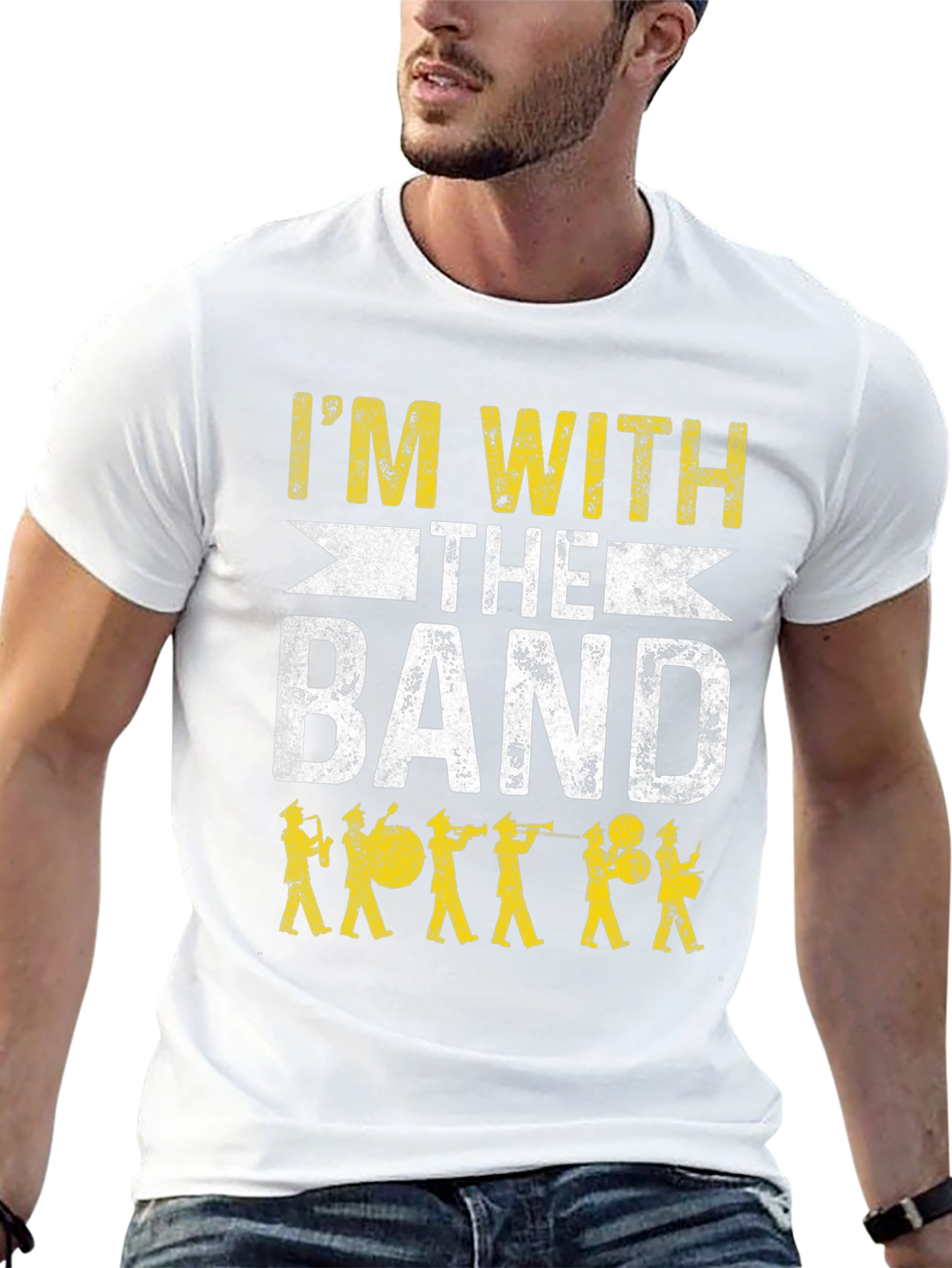 Im With The Band Funny Music T-Shirt