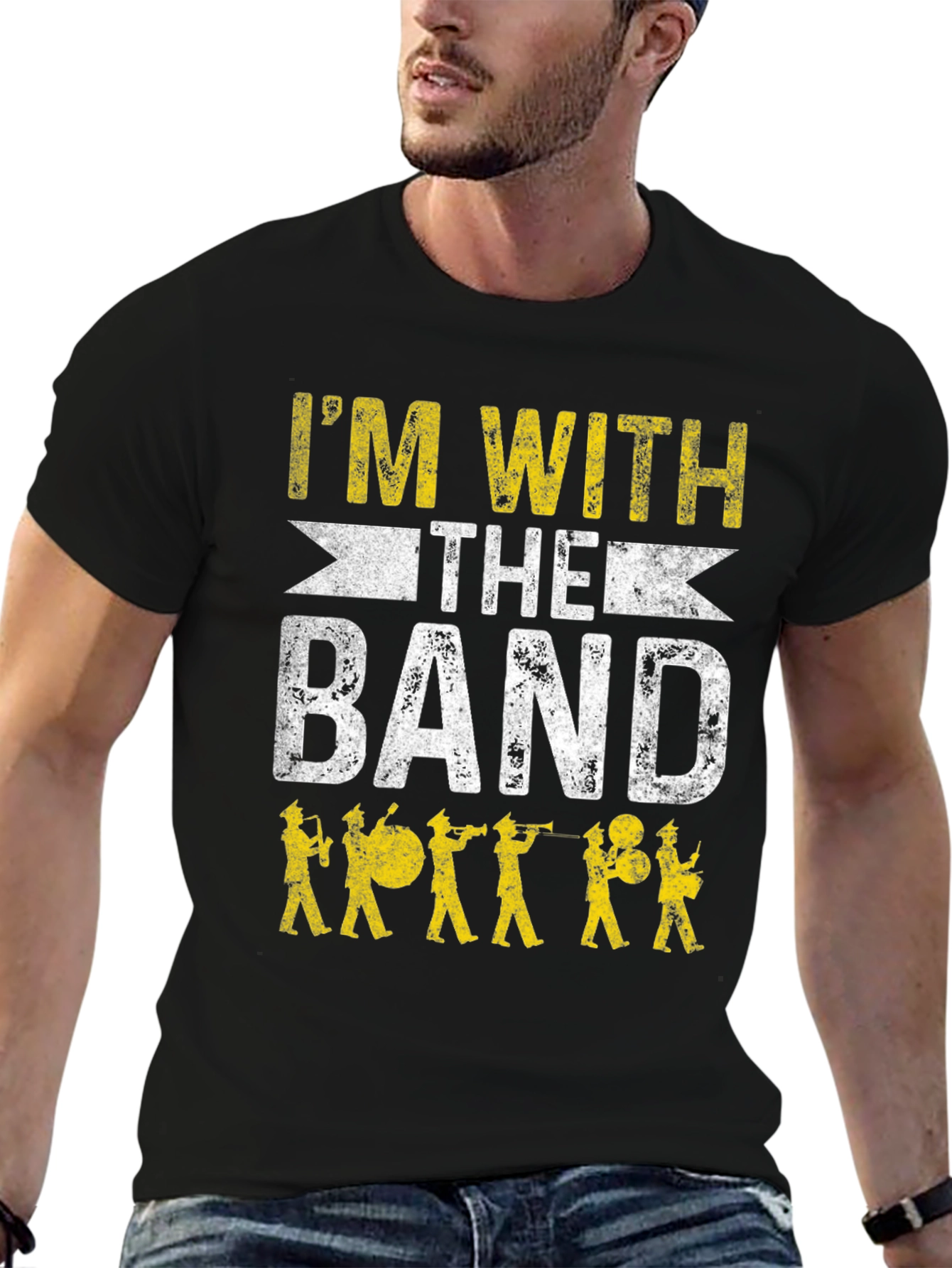 Im With The Band Funny Music T-Shirt