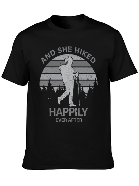 And She Hiked Happily Ever After T-Shirt