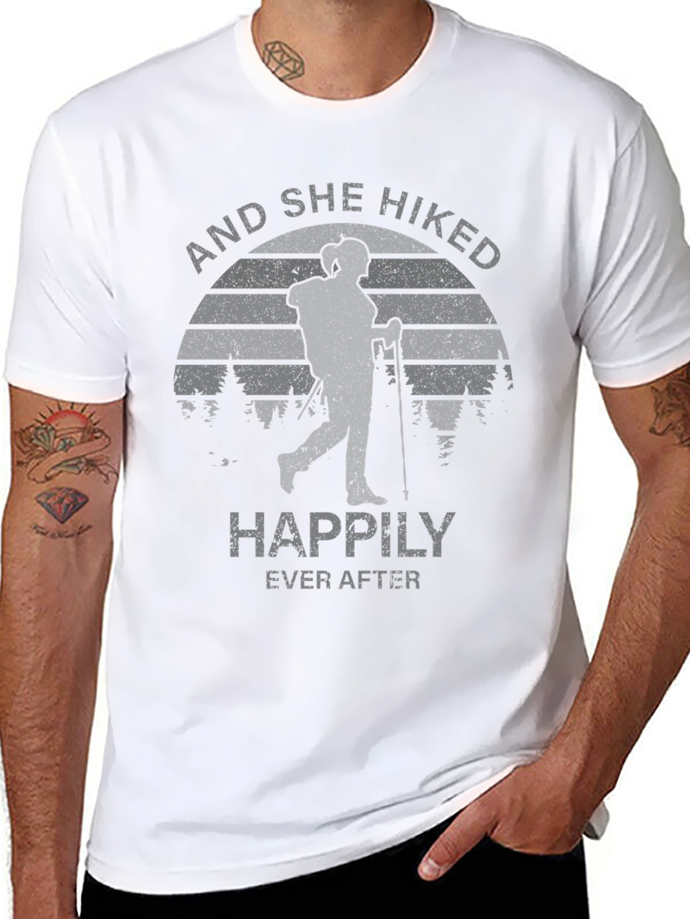 And She Hiked Happily Ever After T-Shirt