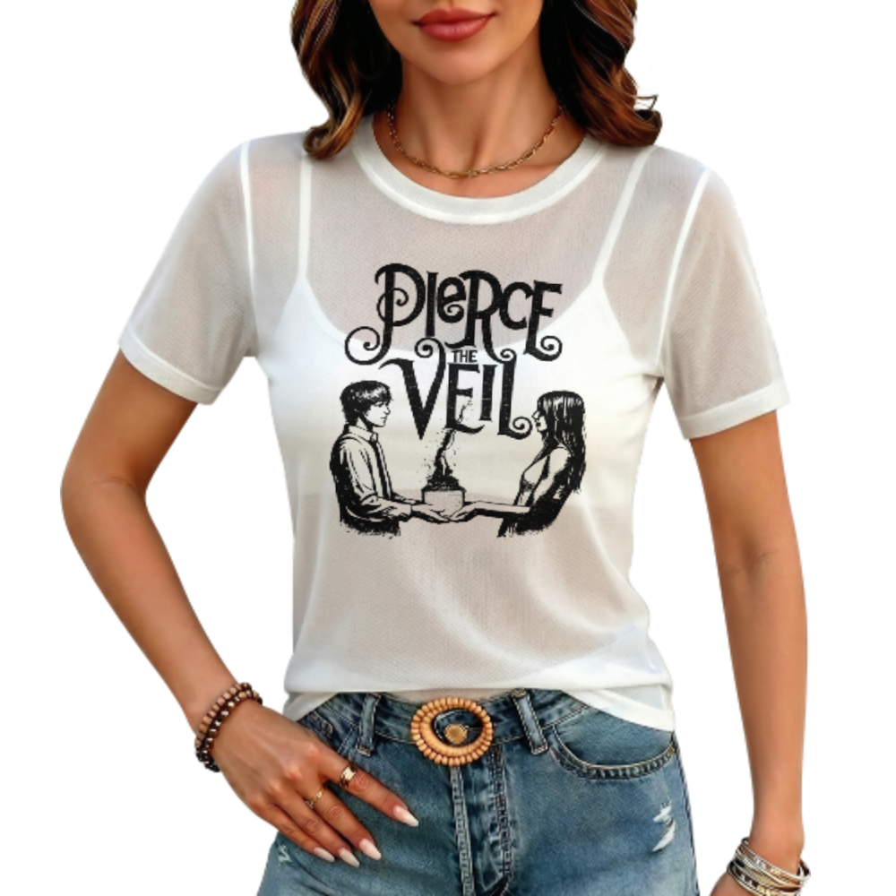 Pierce The Veil Inspired Vintage Graphic T-Shirt | Alternative Rock Fan Tee(z1204)